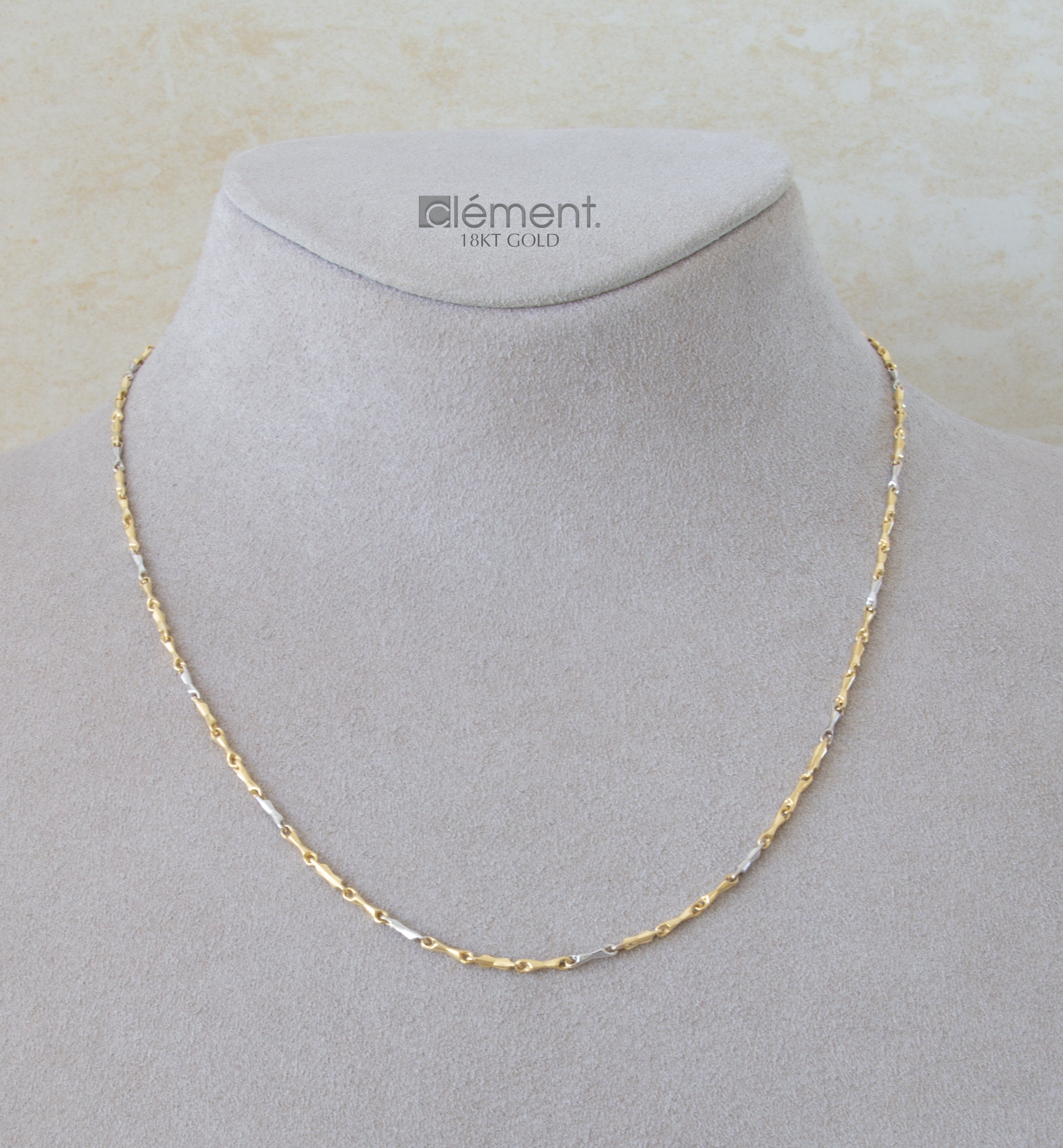 18ct Gold Two-Tone Necklace