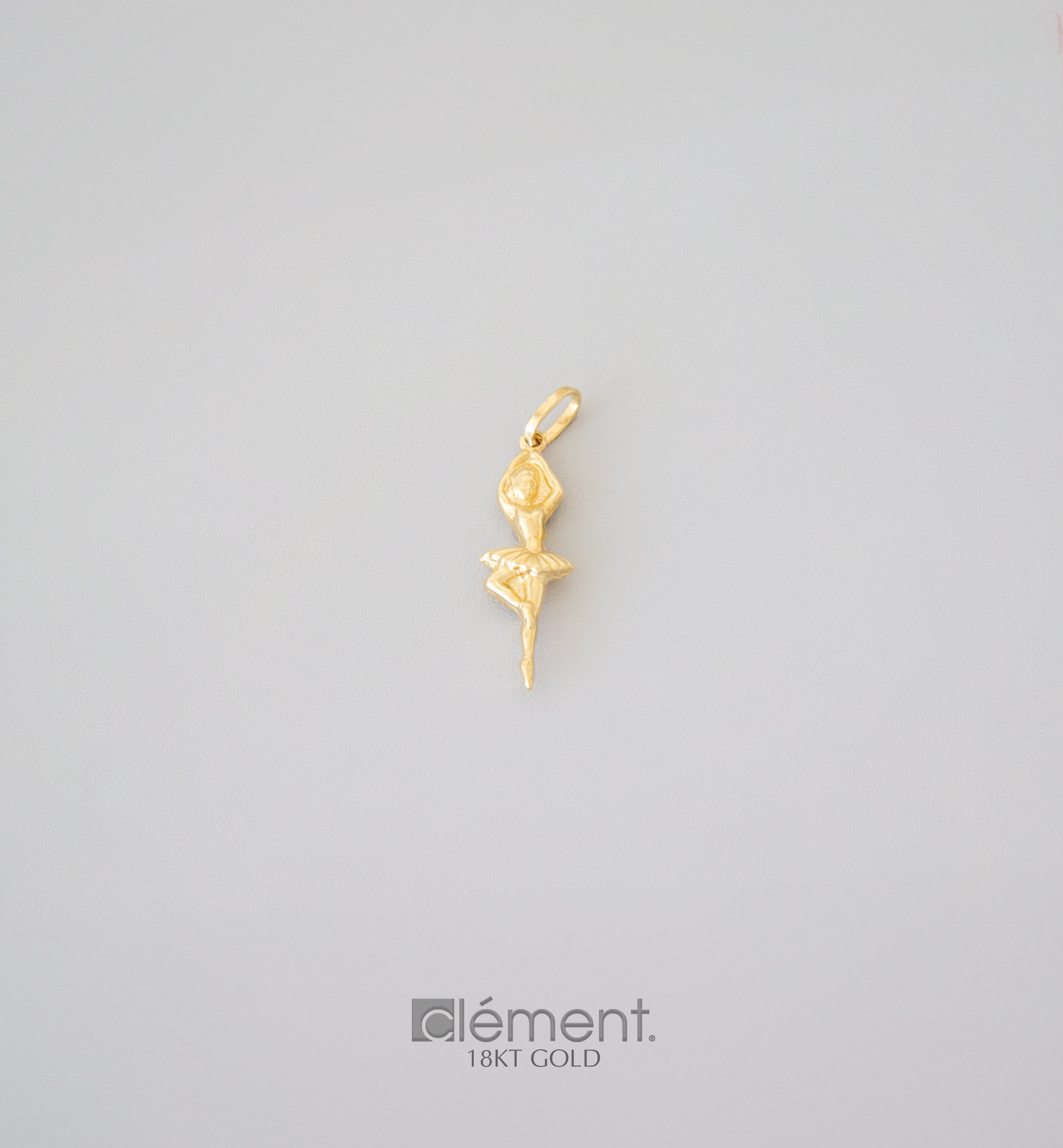 18ct Yellow Gold Ballerina Pendant