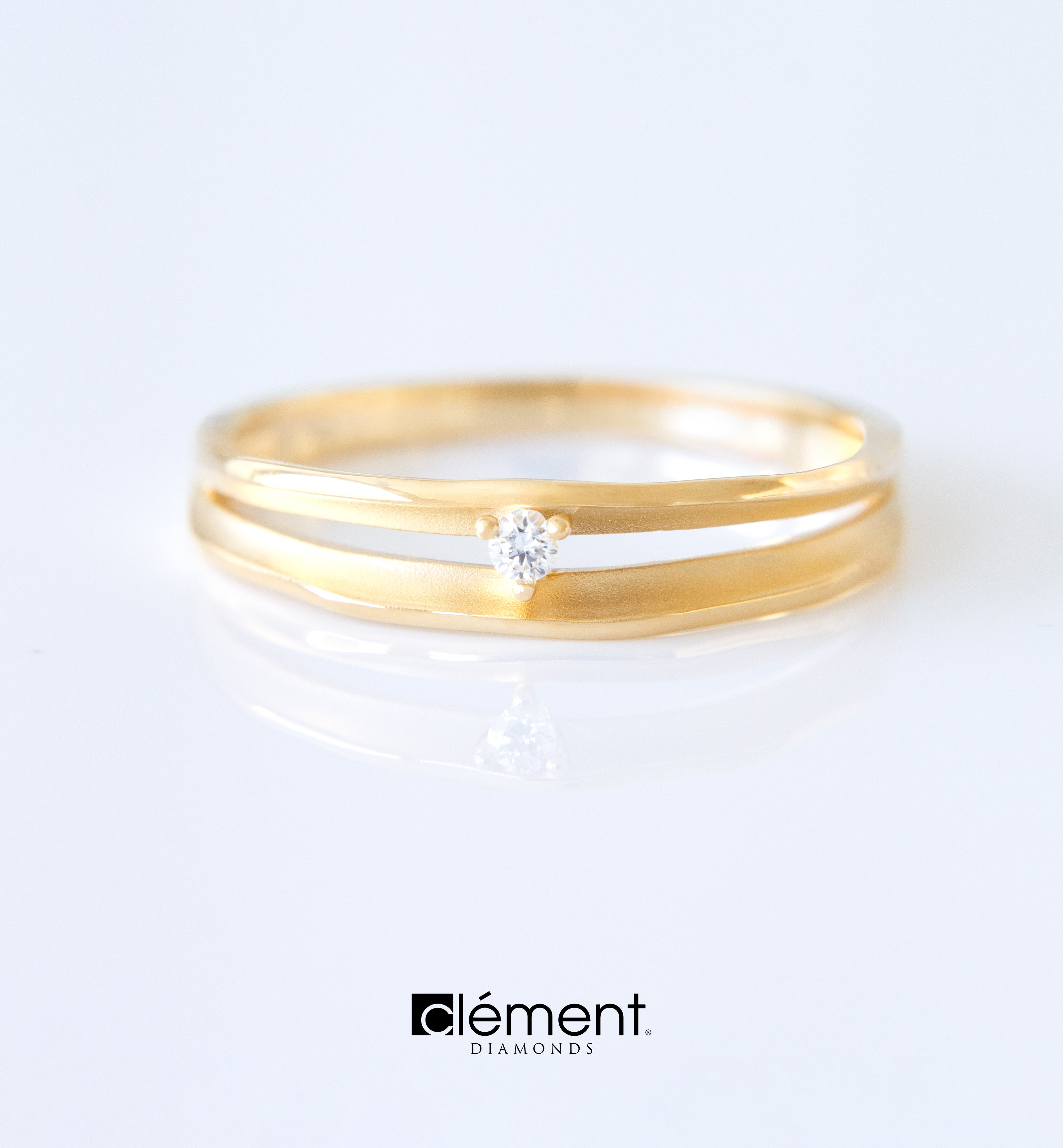 18ct Yellow Gold Diamond Ring