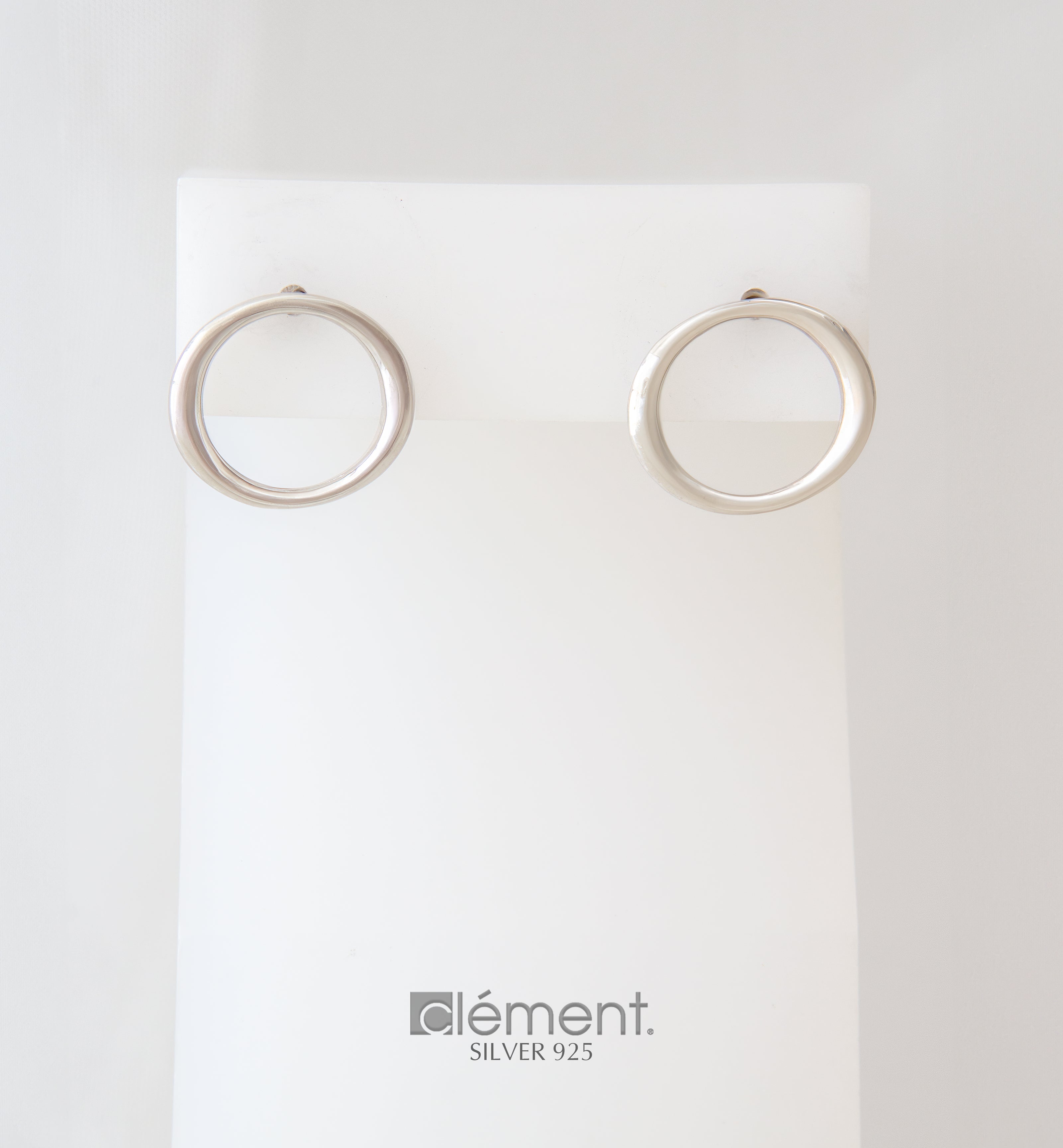 Silver 925 Circle Earrings