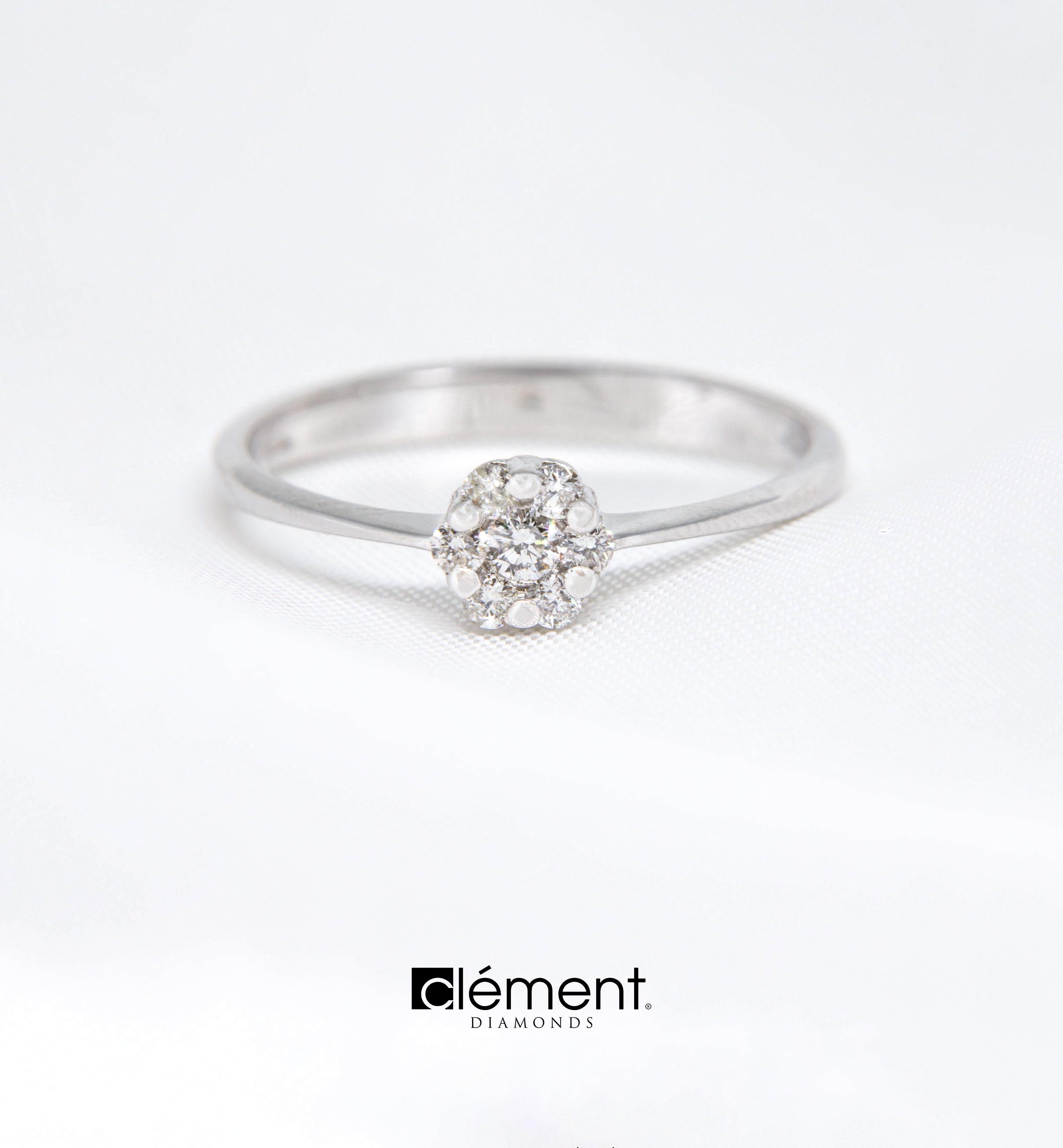 18ct White Gold Diamond Ring