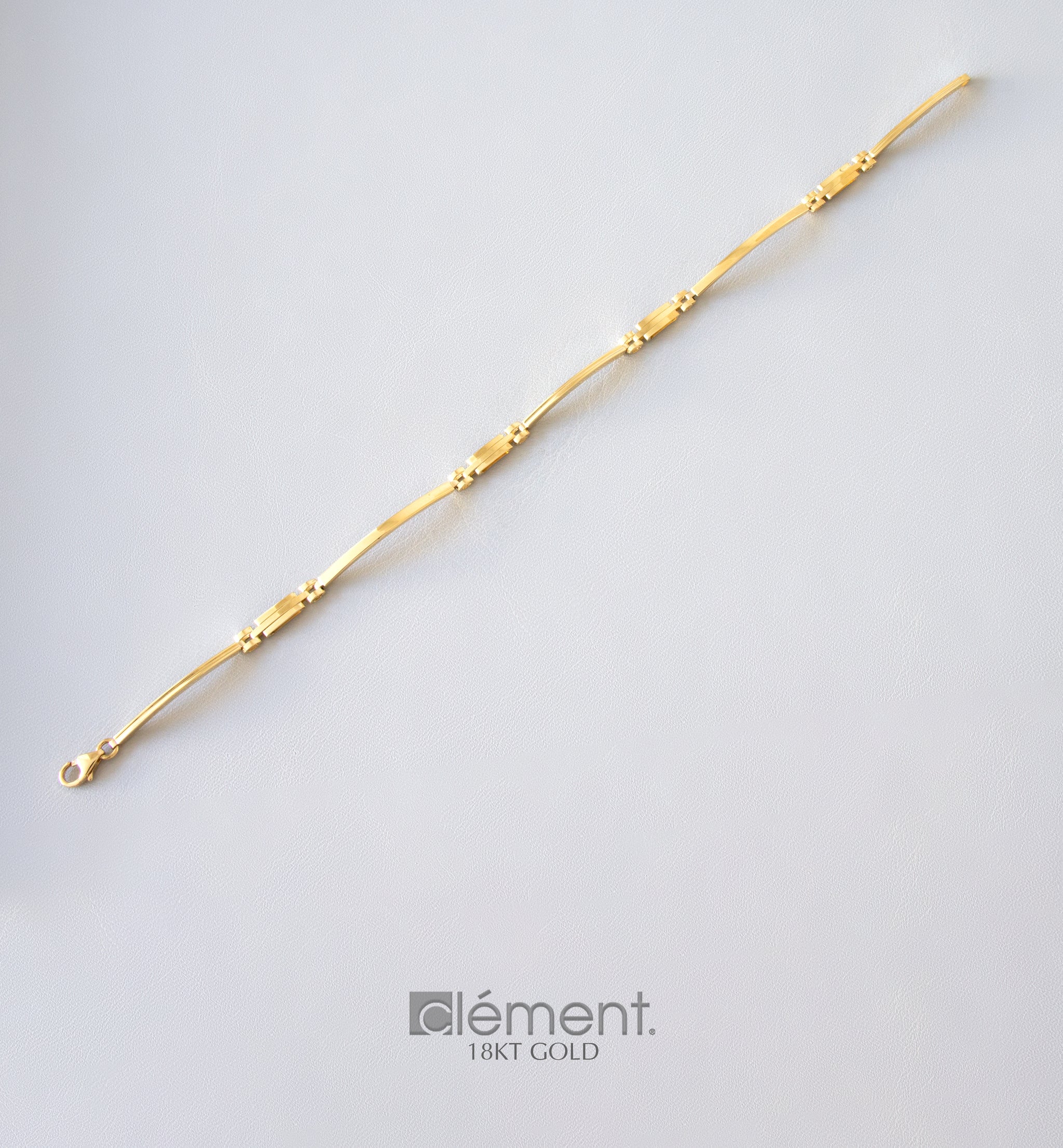 Yellow - Brass Metal Handcrafted Bracelet (Adjustable) 68