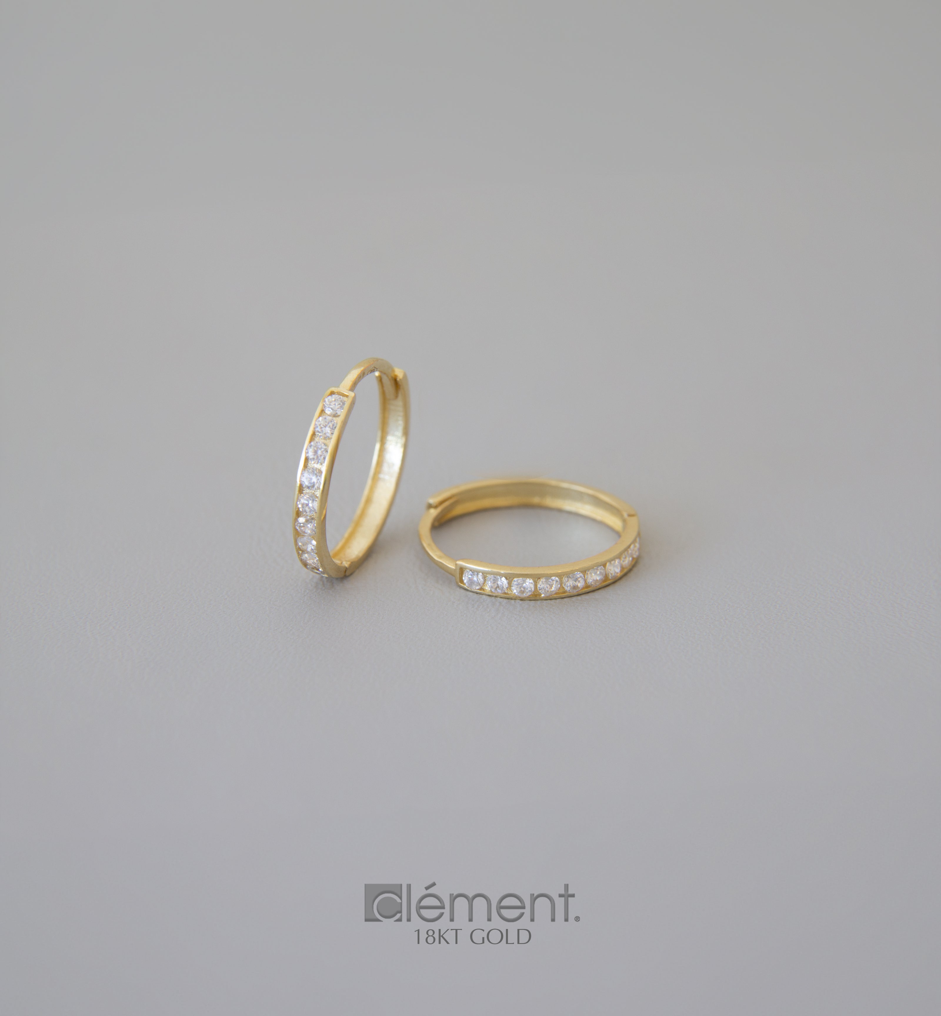18ct Yellow Gold Hoop Earrings