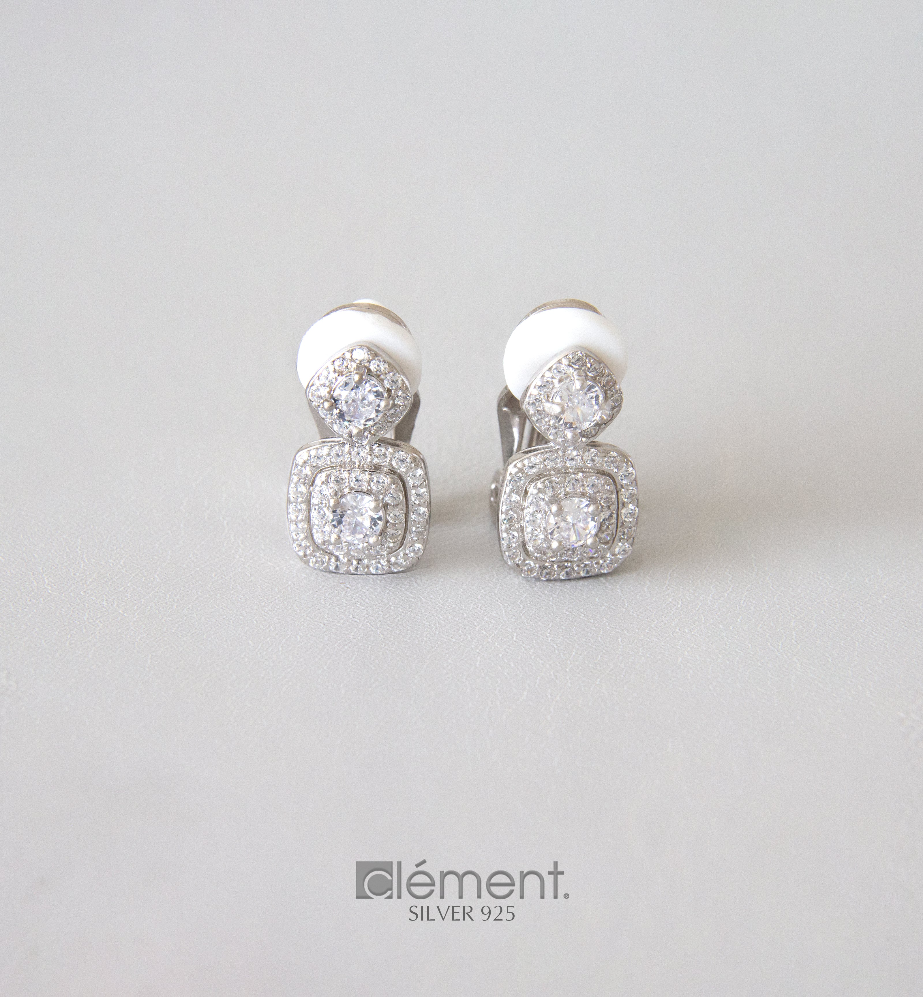 Silver 925 Clip Earrings