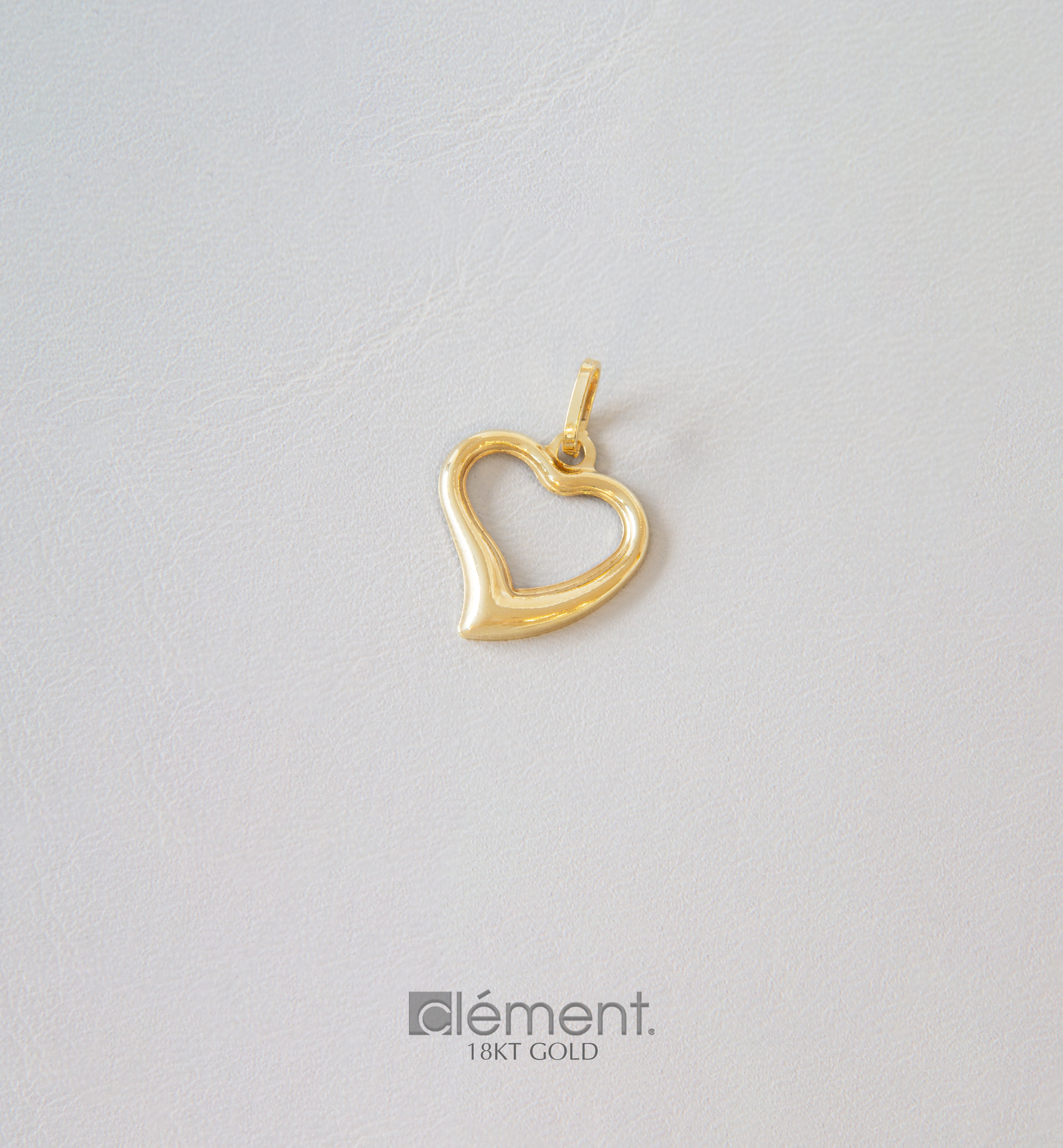 18ct Yellow Gold Heart Pendant