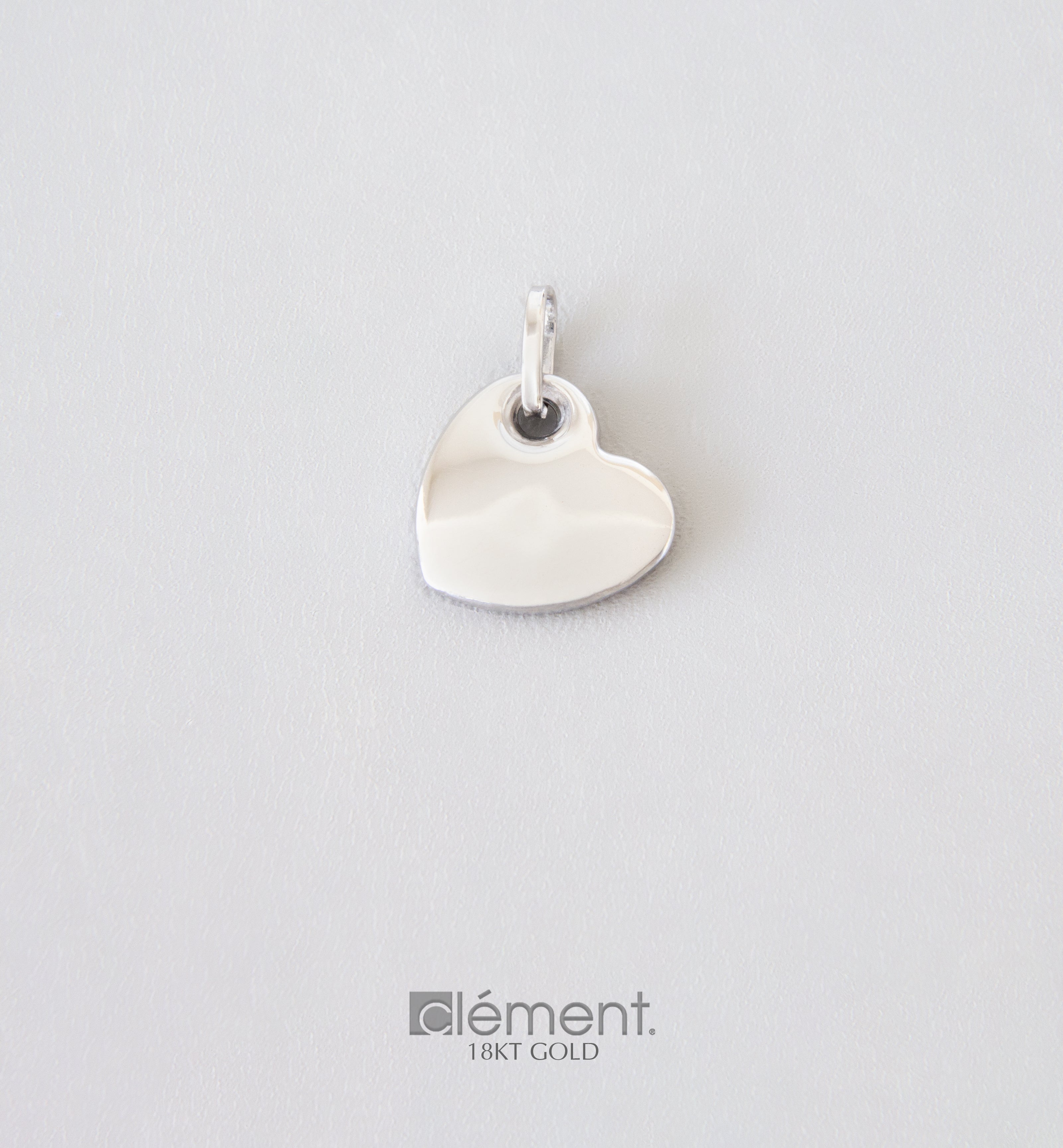 18ct Gold Plain Heart Pendant