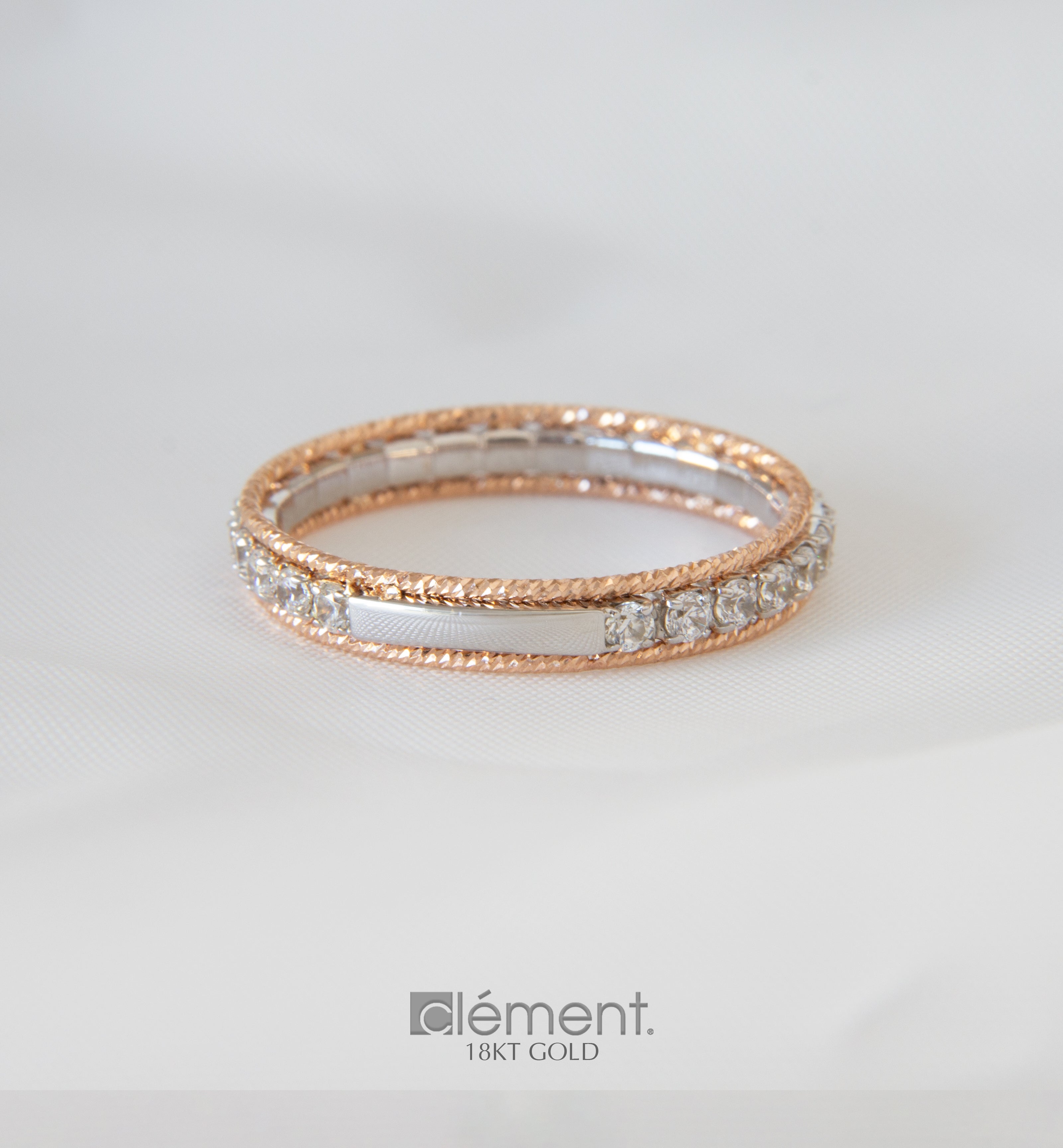18ct Gold Two-Tone Ring