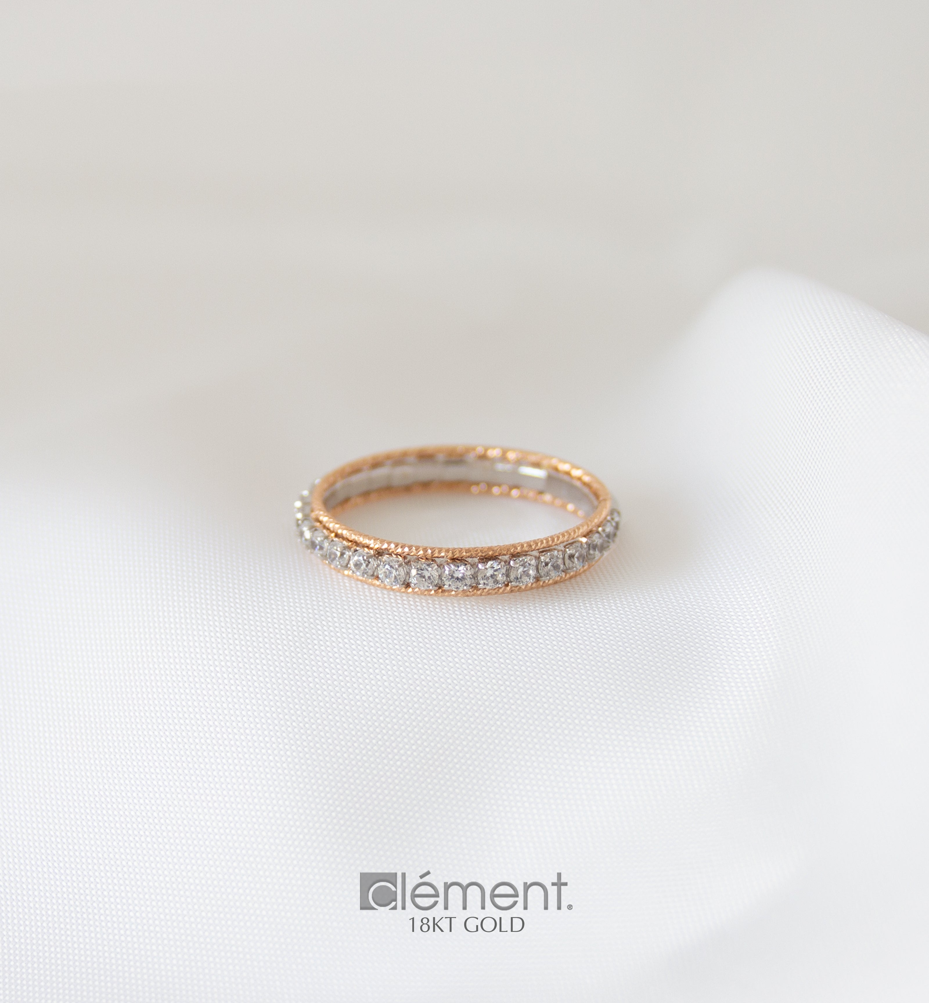 18ct Gold Two-Tone Ring