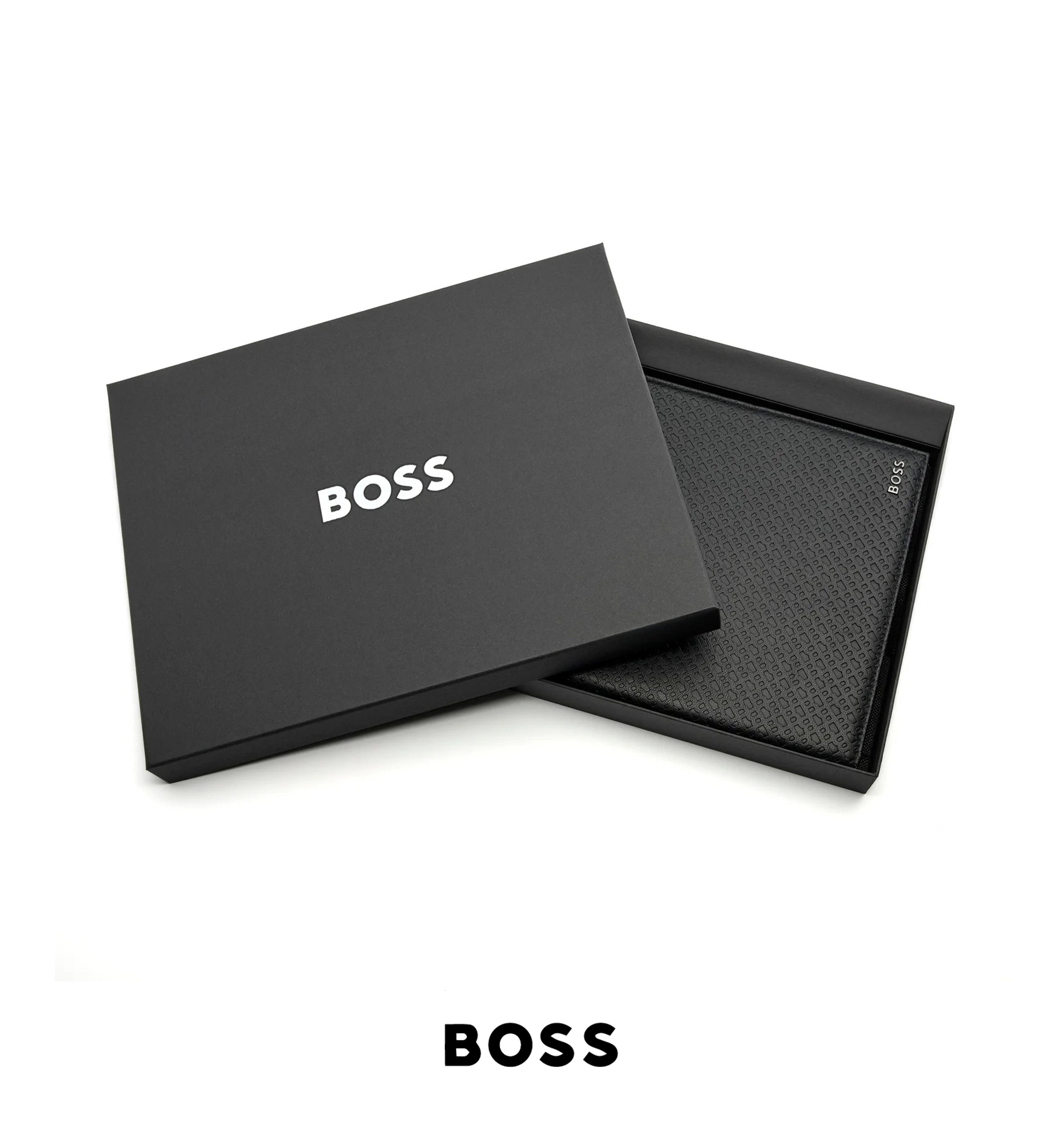 HUGO BOSS HDF412A - Folder A4 Monogram Black