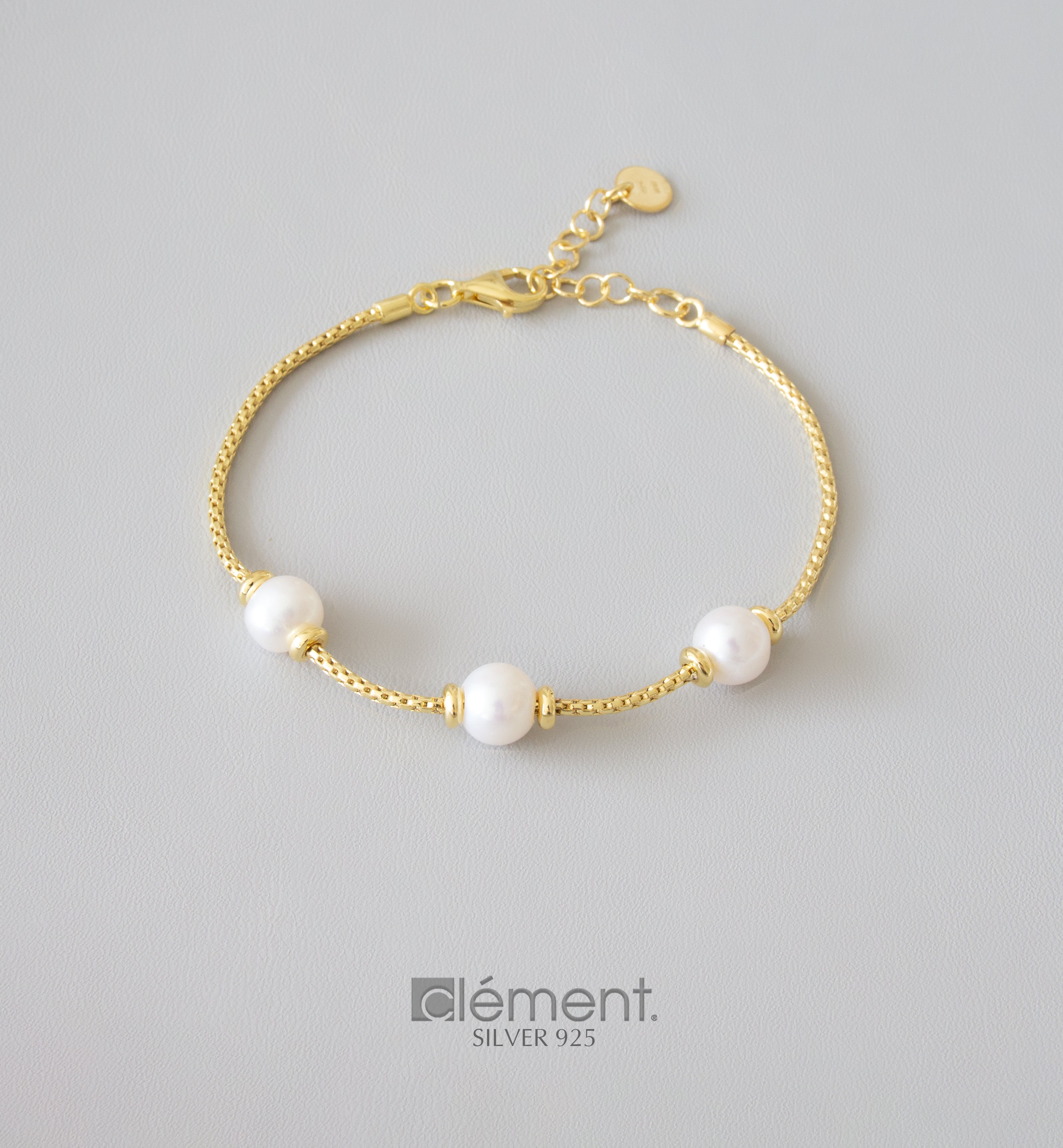 Silver 925 Bracelet with FW Cultured Pearls