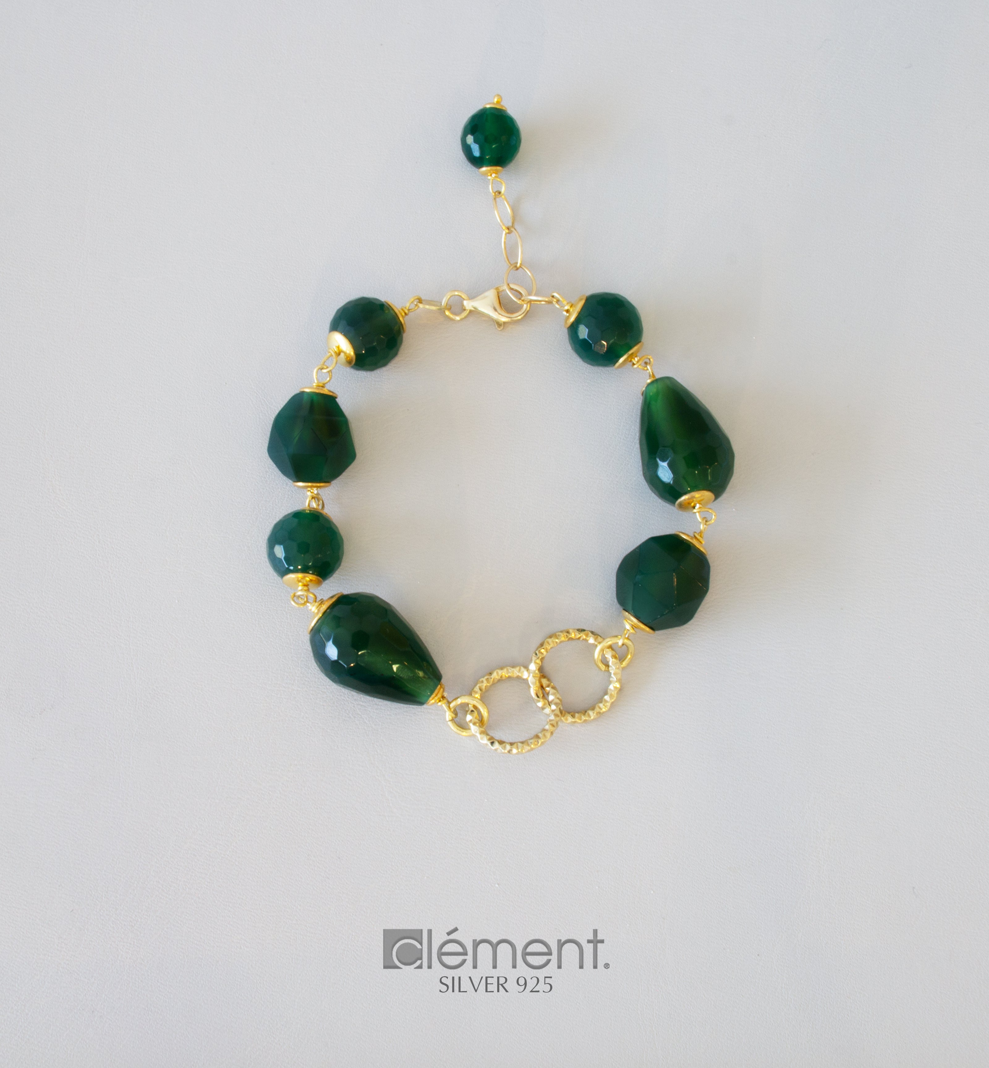 Silver 925 Semi-Precious Stone Bracelet