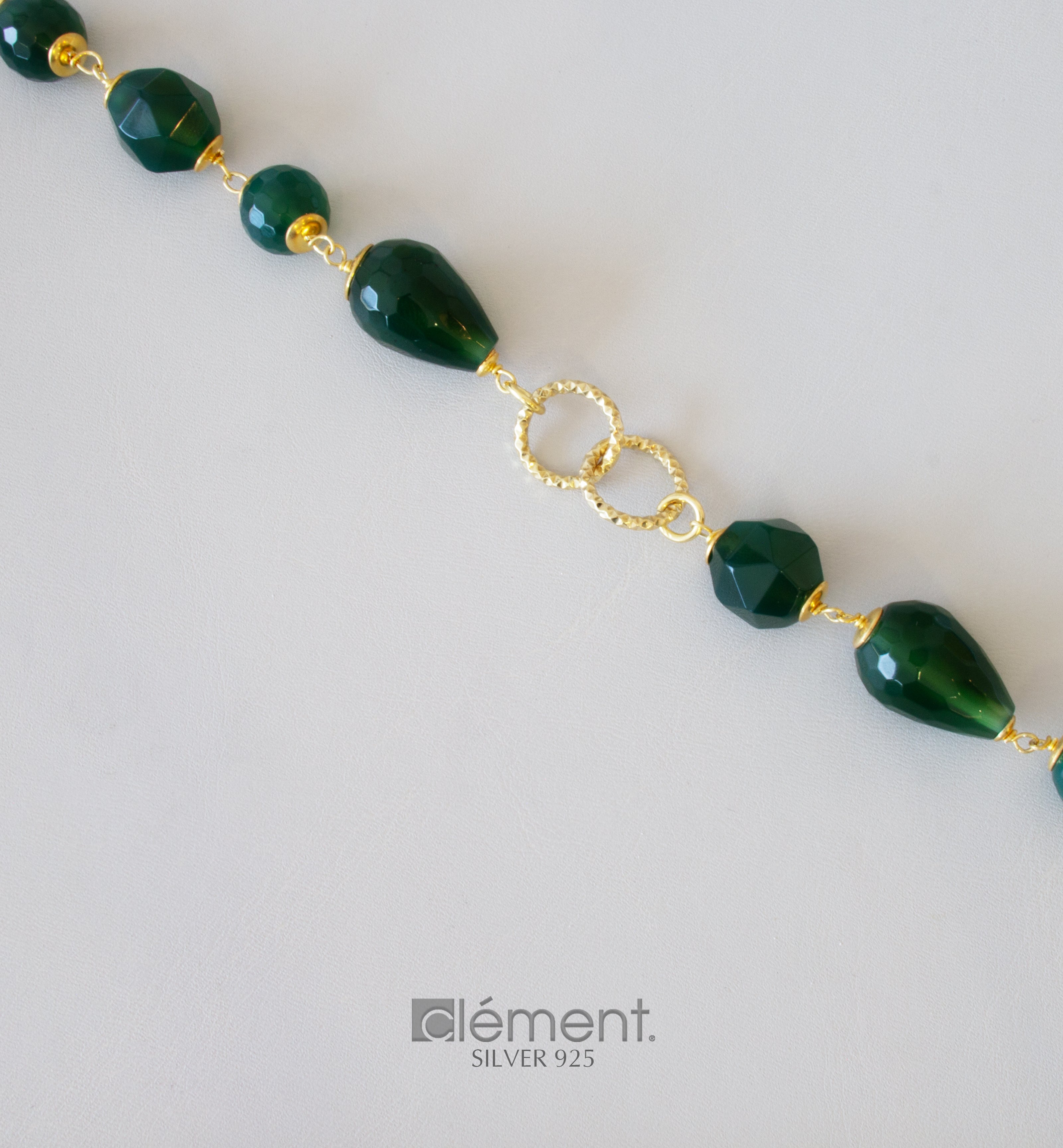 Silver 925 Semi-Precious Stone Bracelet
