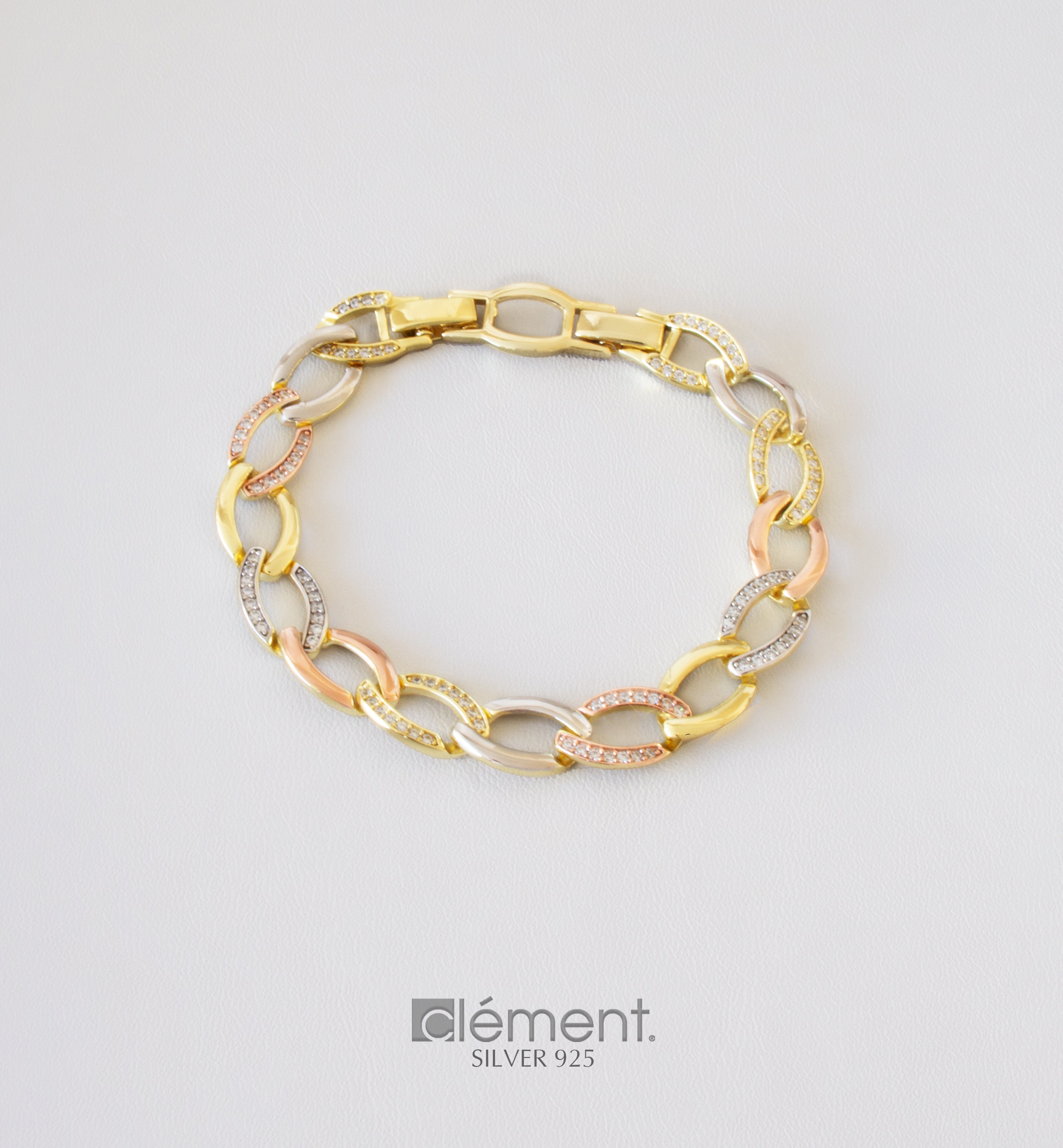 Silver 925 Bracelet with CZ Stones