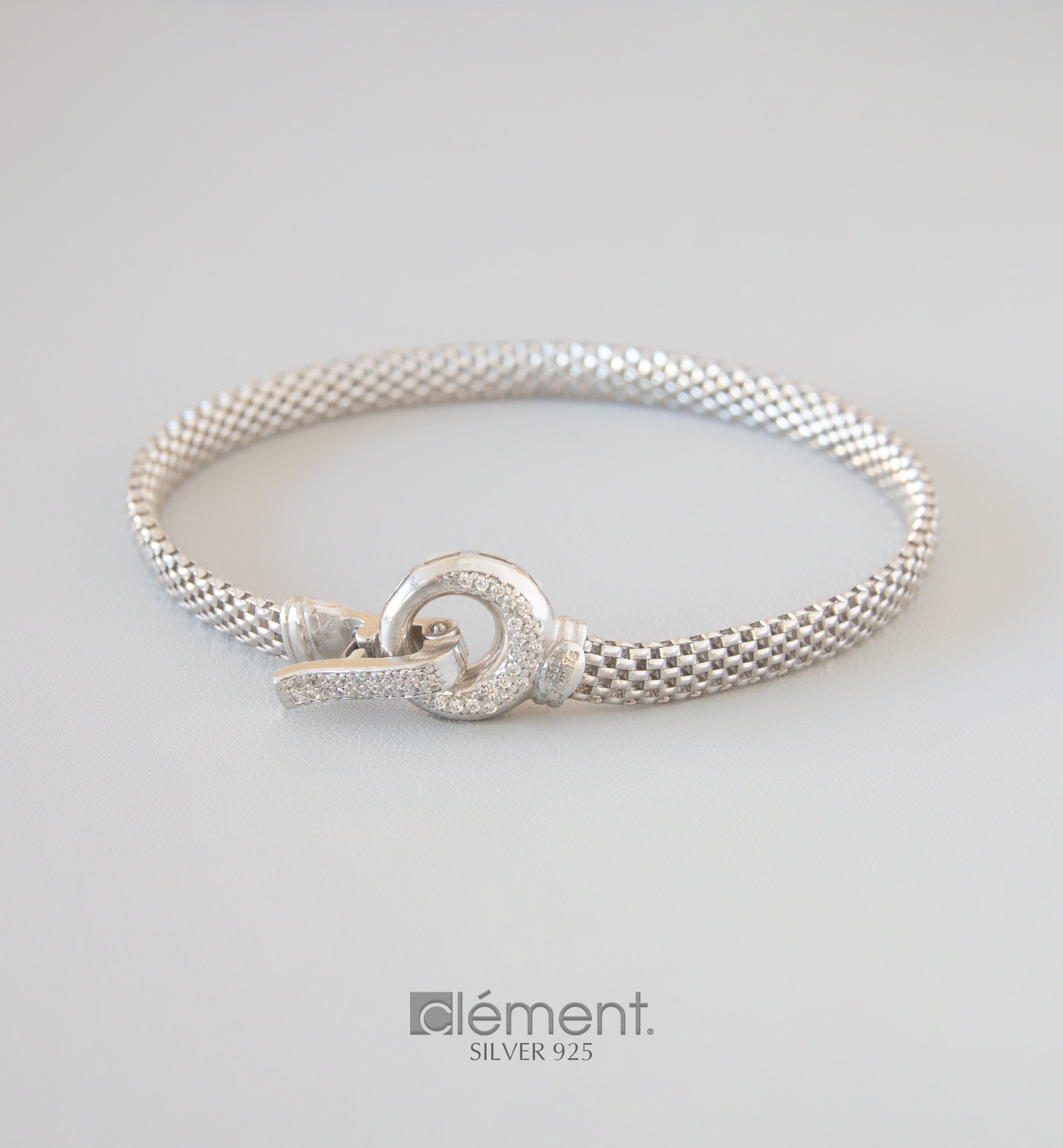 Silver 925 Bracelet with CZ Stones