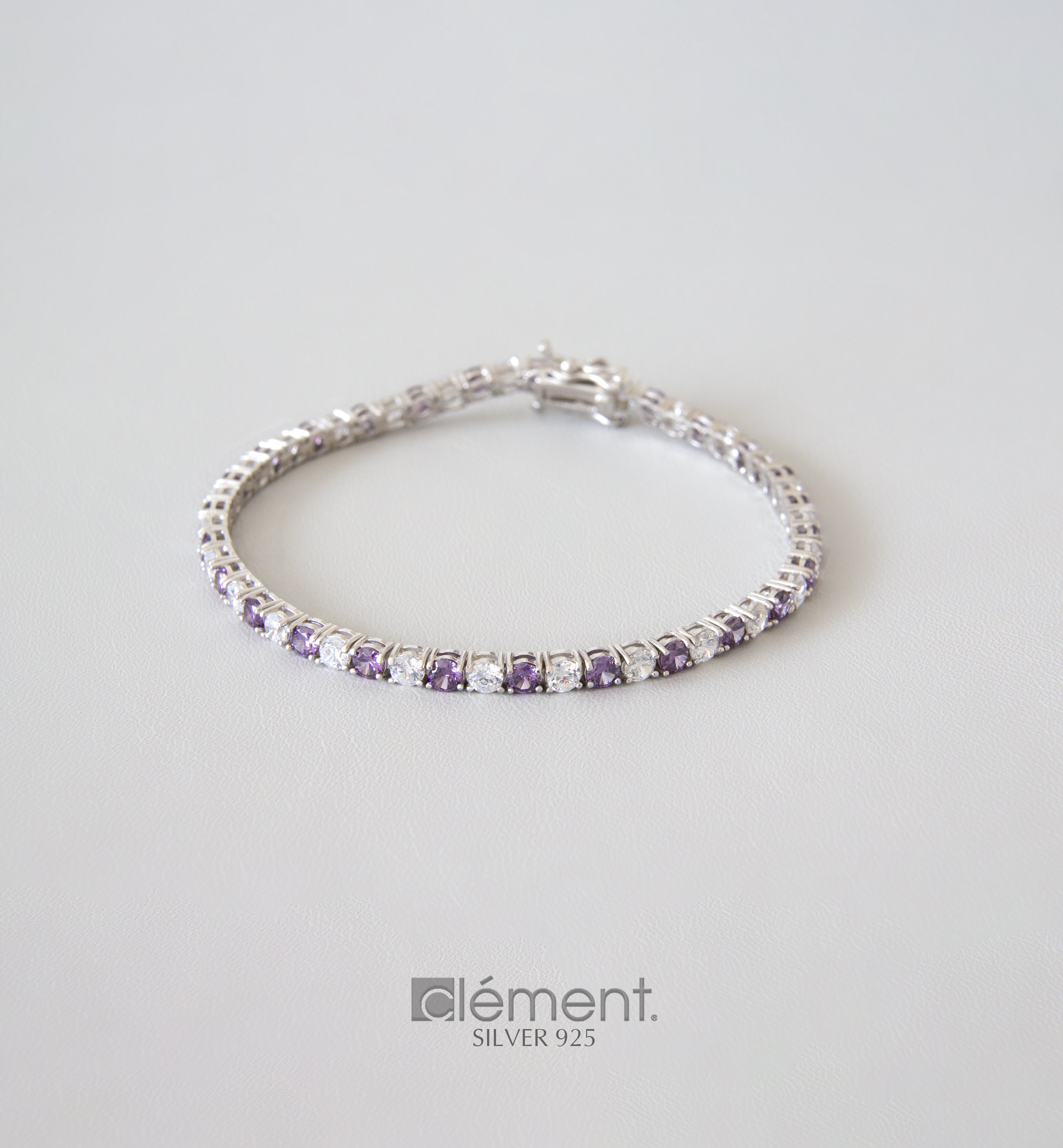 Silver 925 Tennis Bracelet with CZ Stones