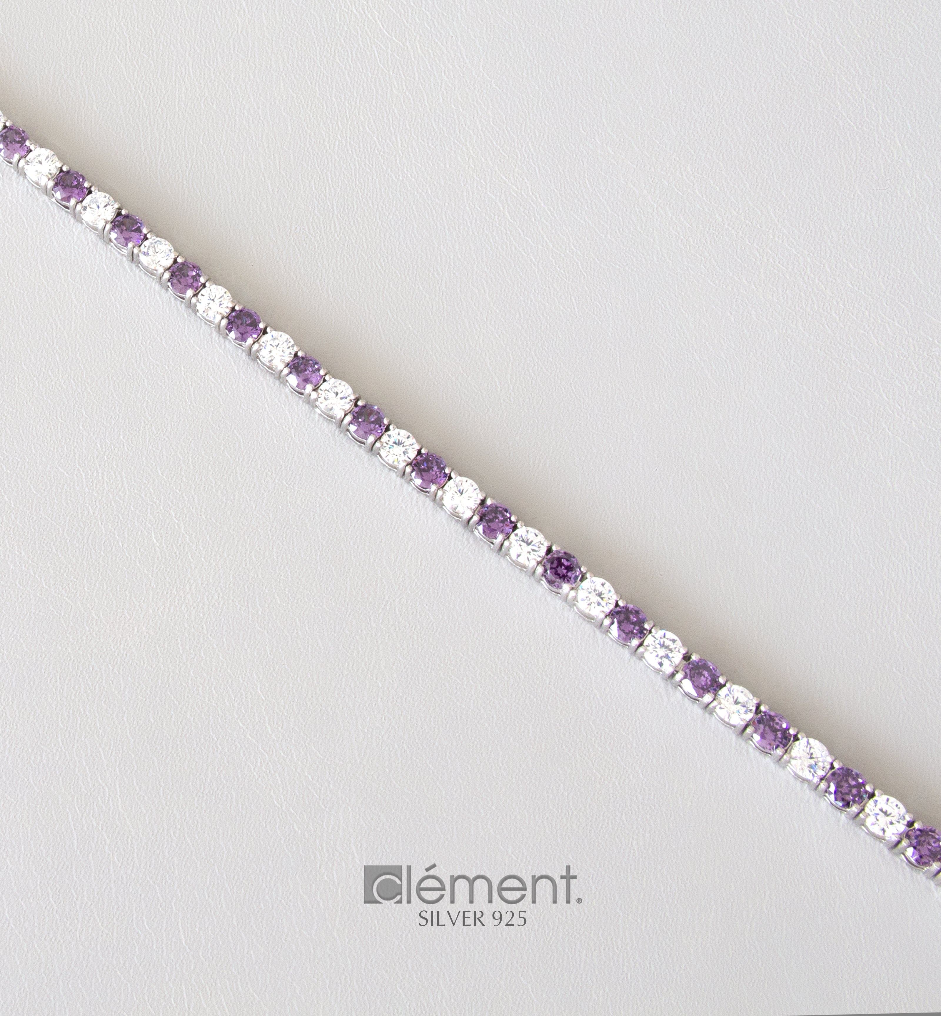 Silver 925 Tennis Bracelet with CZ Stones