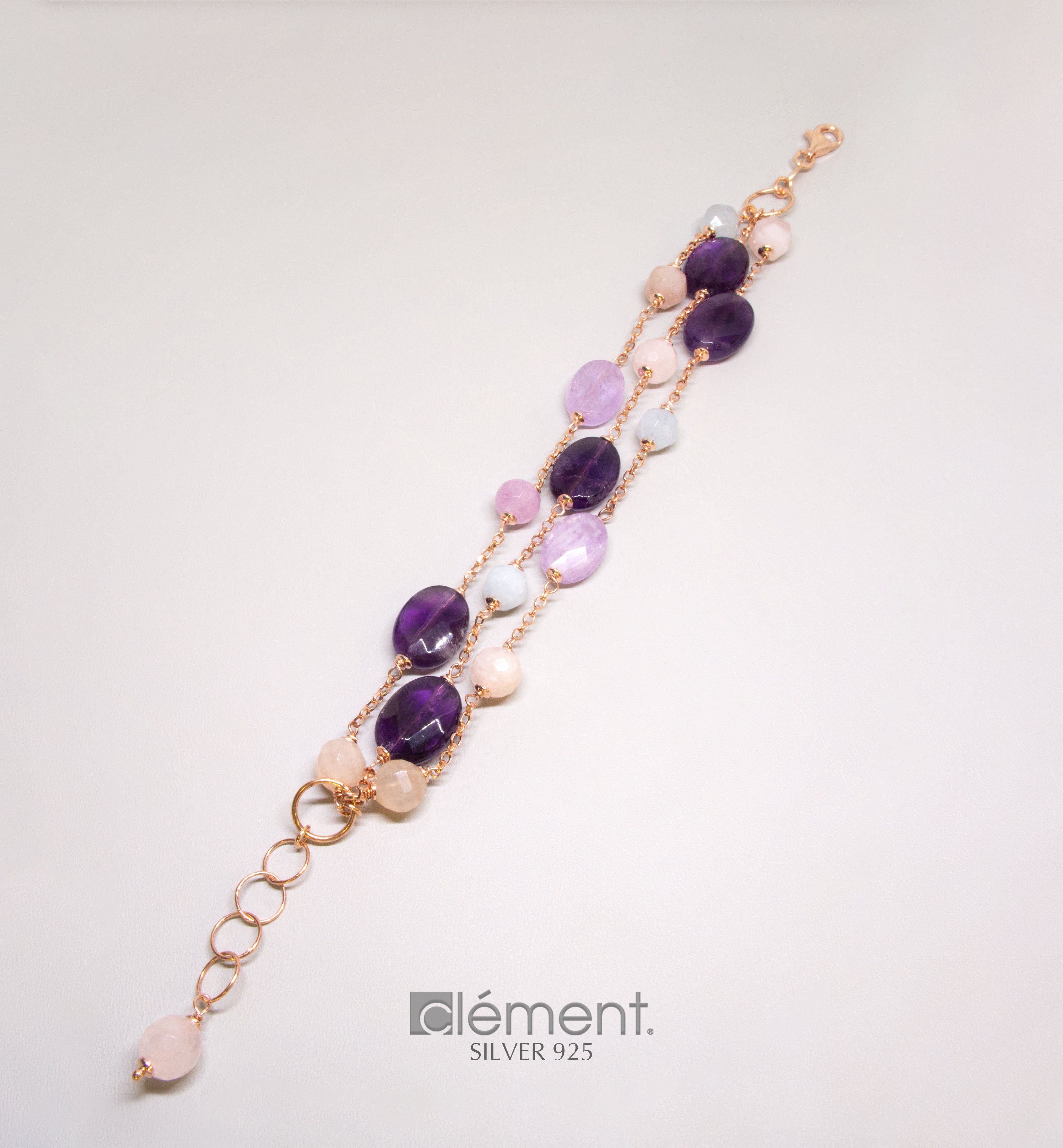 Silver 925 Semi-Precious Stones Bracelet