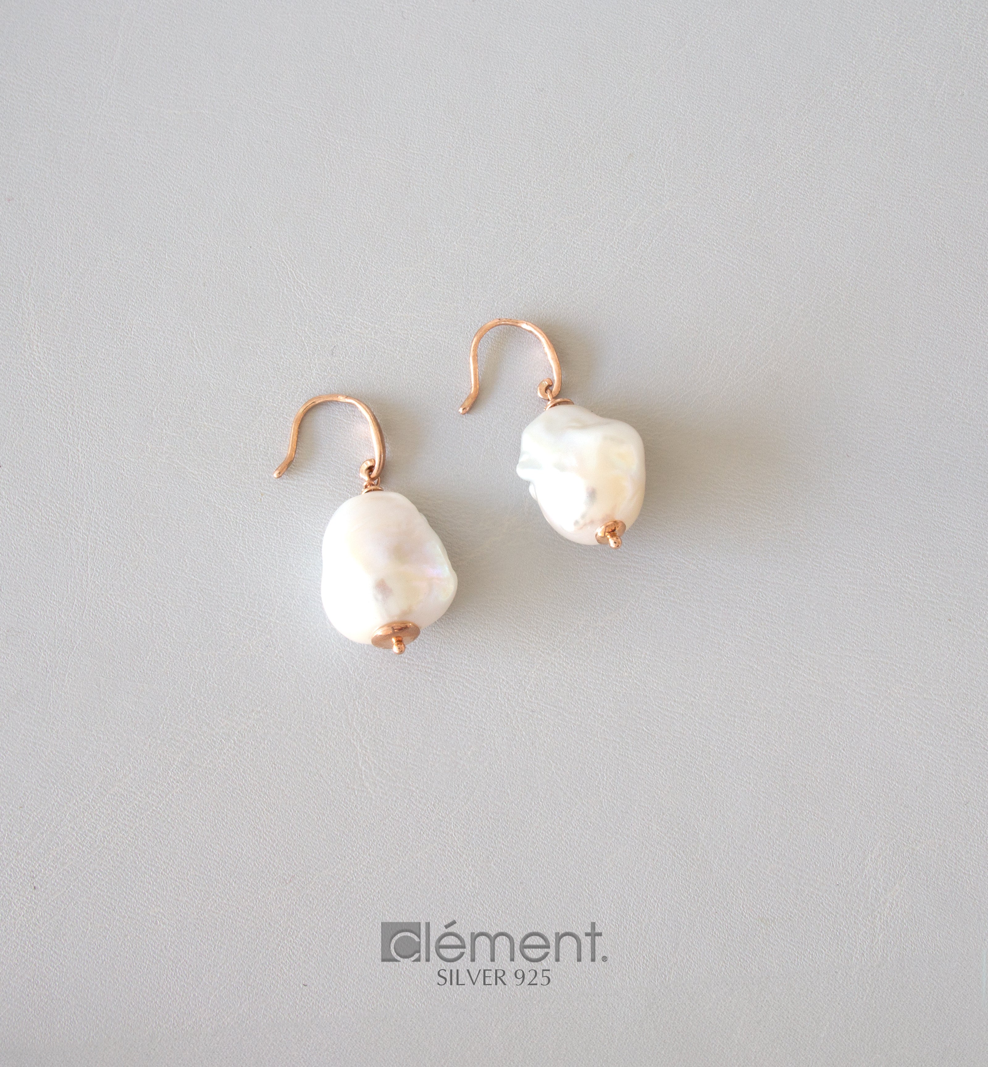Silver 925 FW Baroque Pearl Earrings