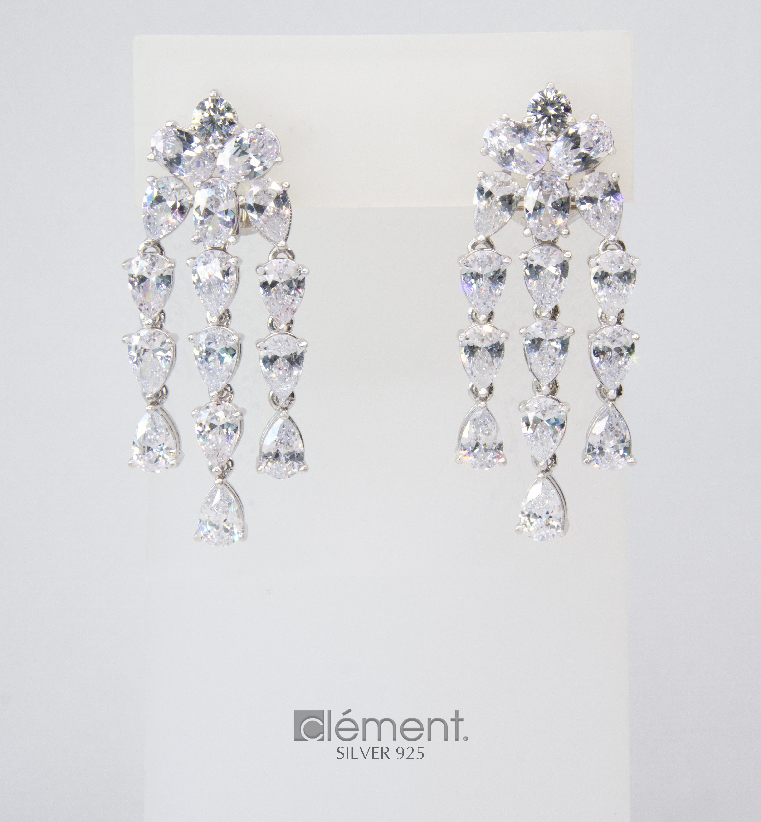 Silver 925 Drop Earrings