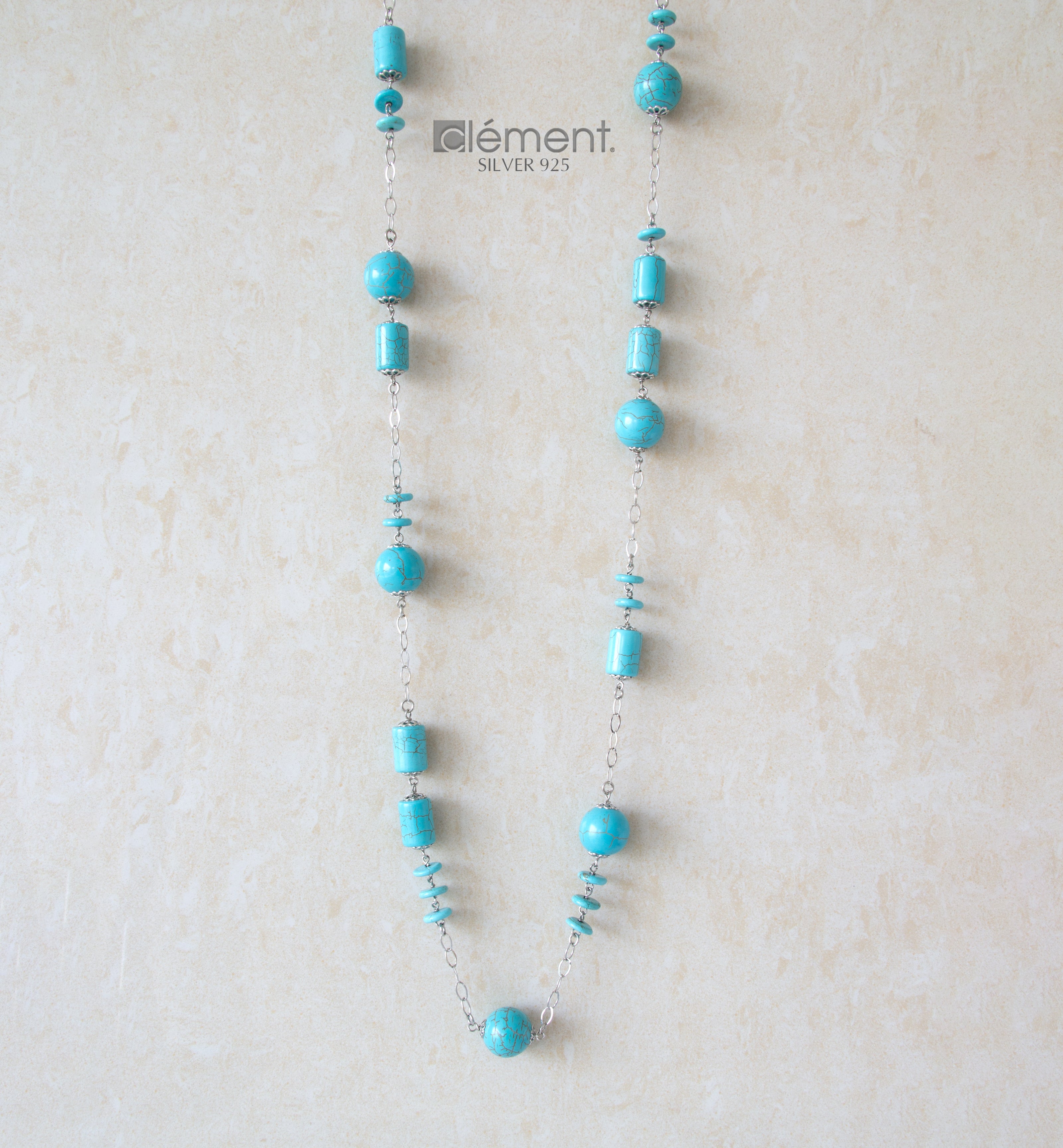 Silver 925 Long Necklace