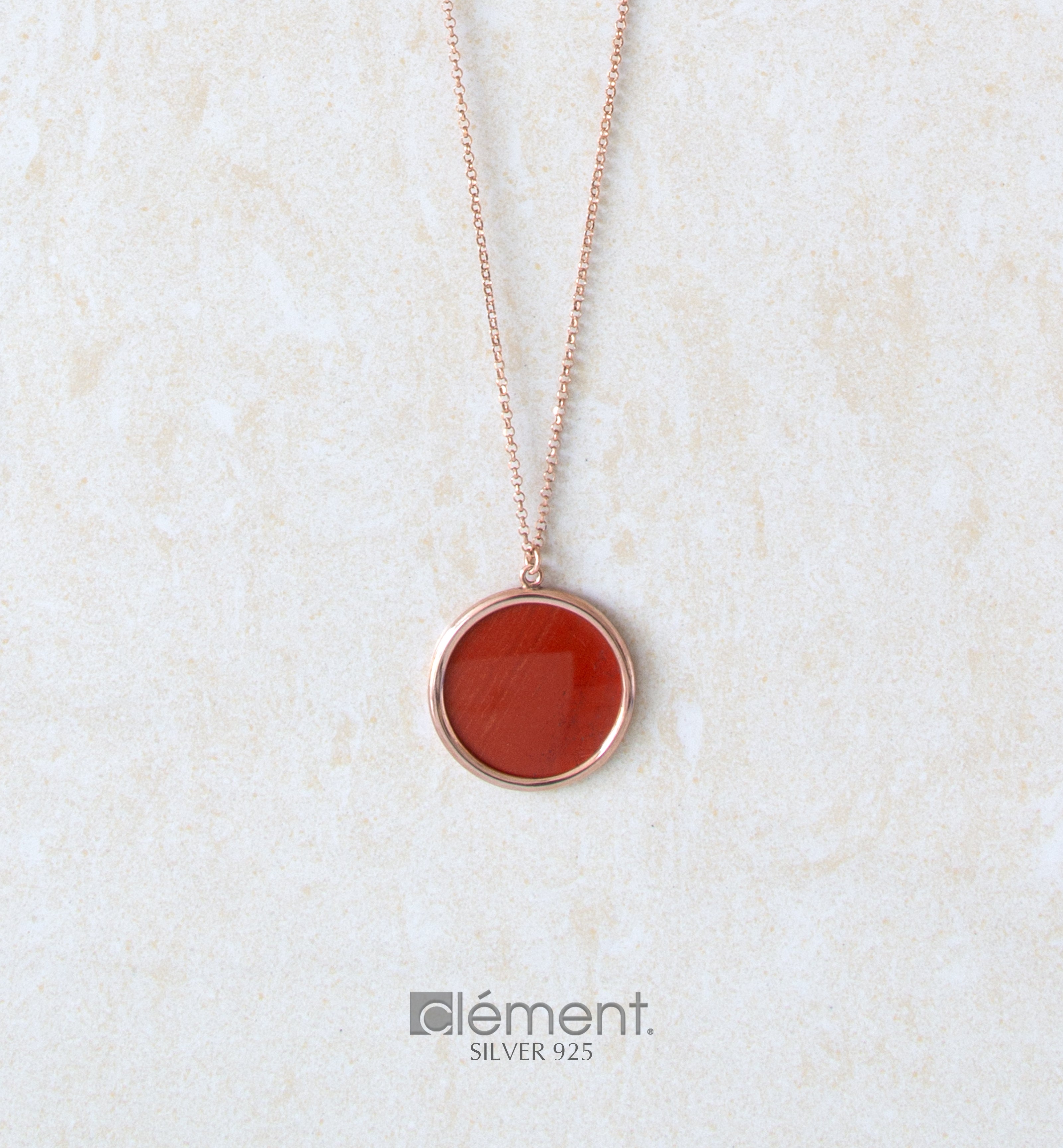 Silver 925 Long Pendant Necklace