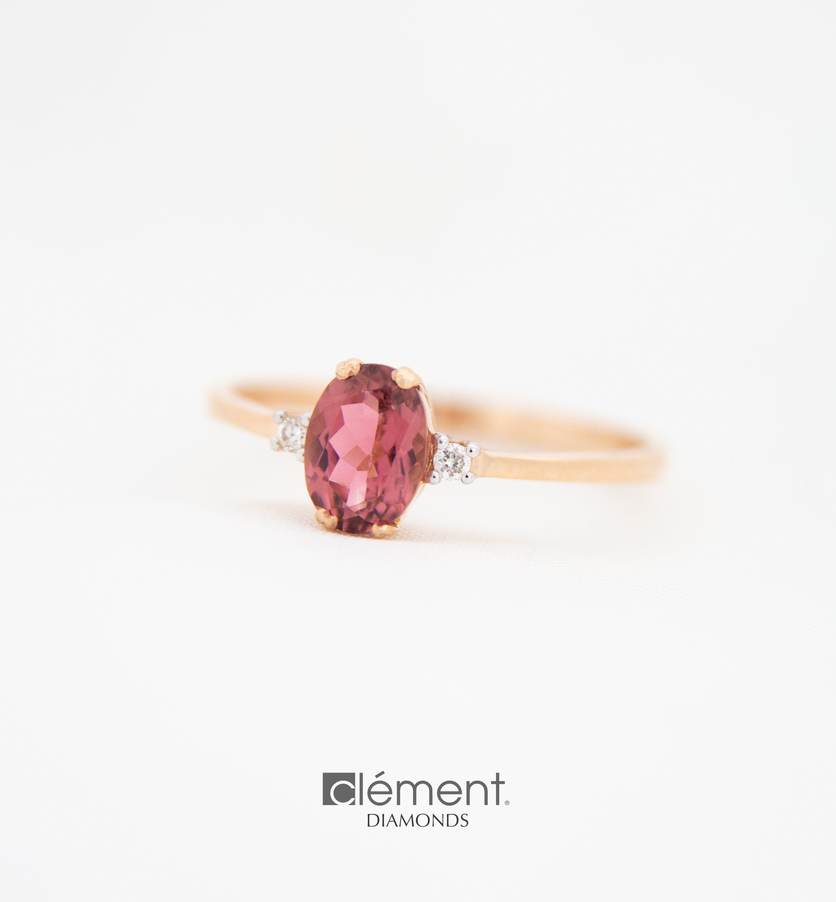 18ct Yellow Gold Tourmaline and Diamond Ring