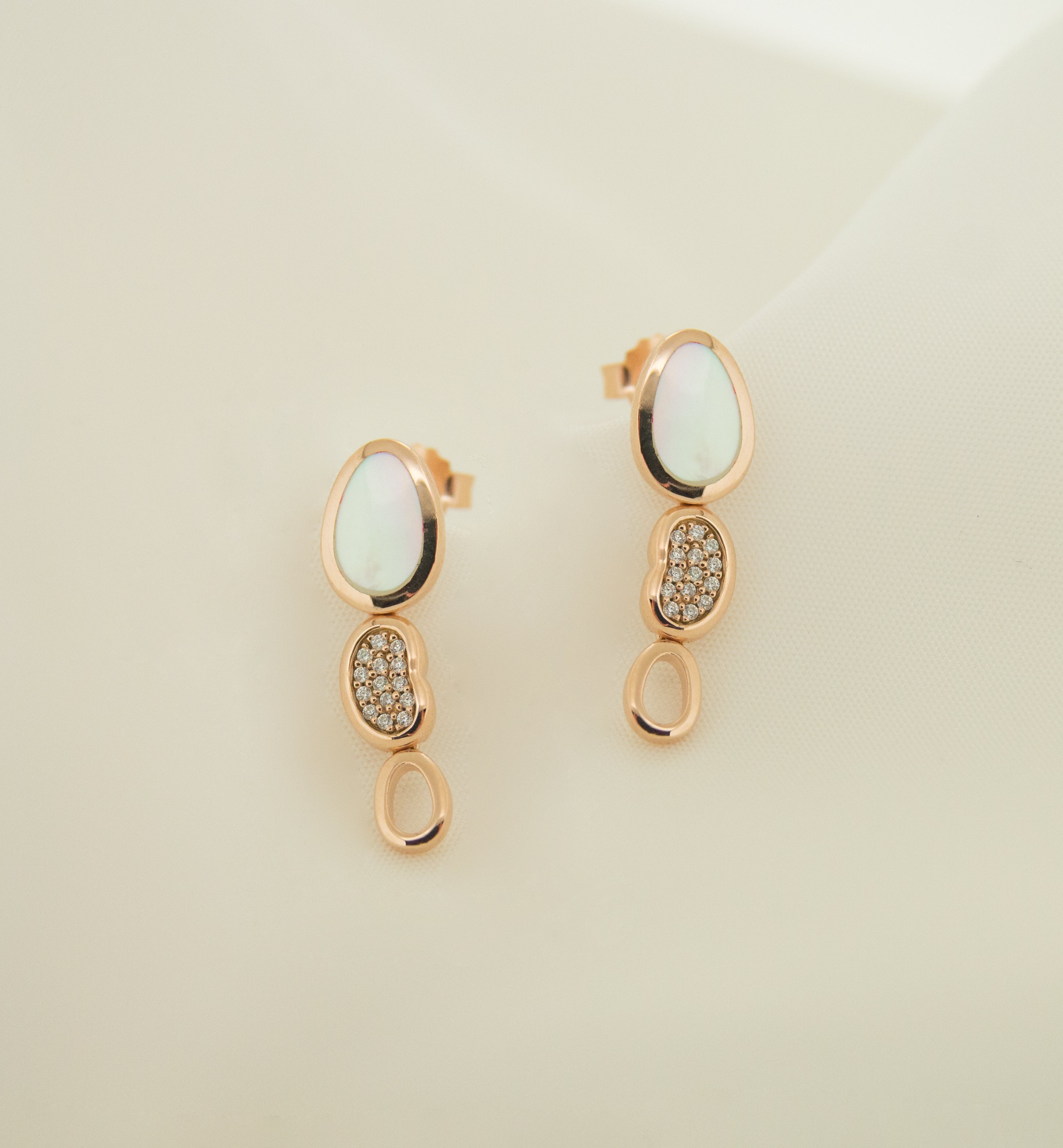 Silver 925 Mother of Pearl Earrings