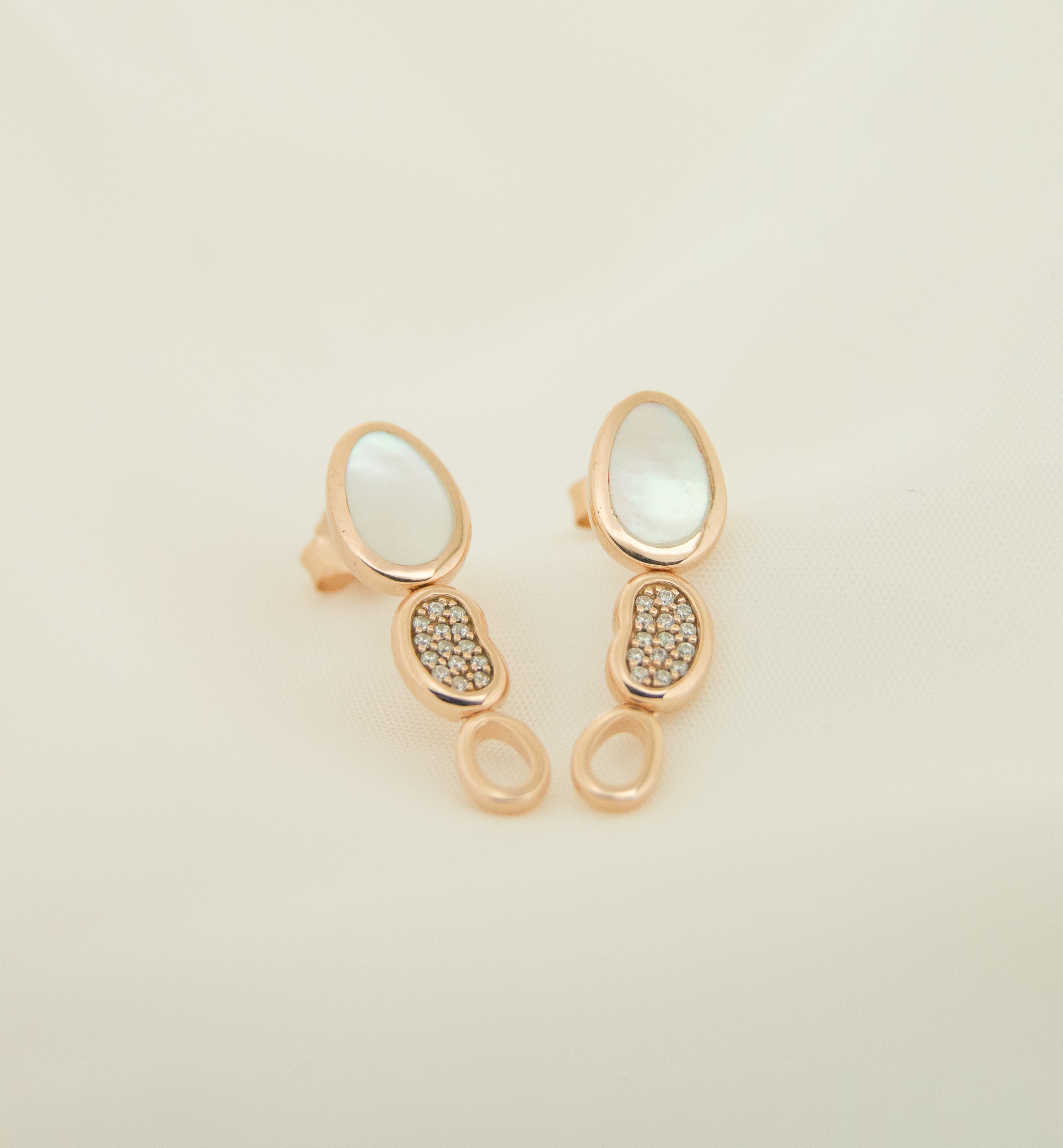 Silver 925 Mother of Pearl Earrings