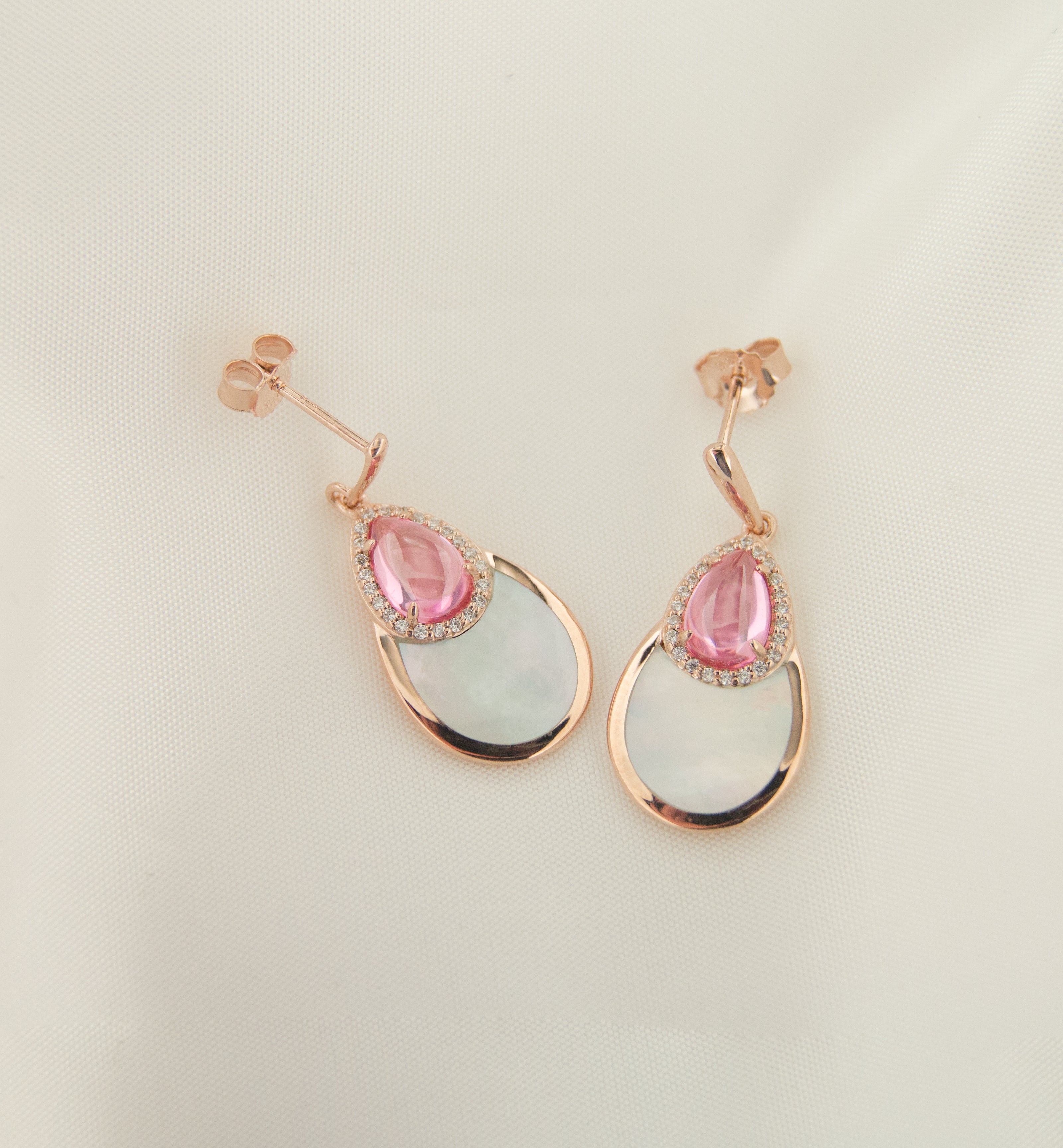 Silver 925 Mother of Pearl Earrings