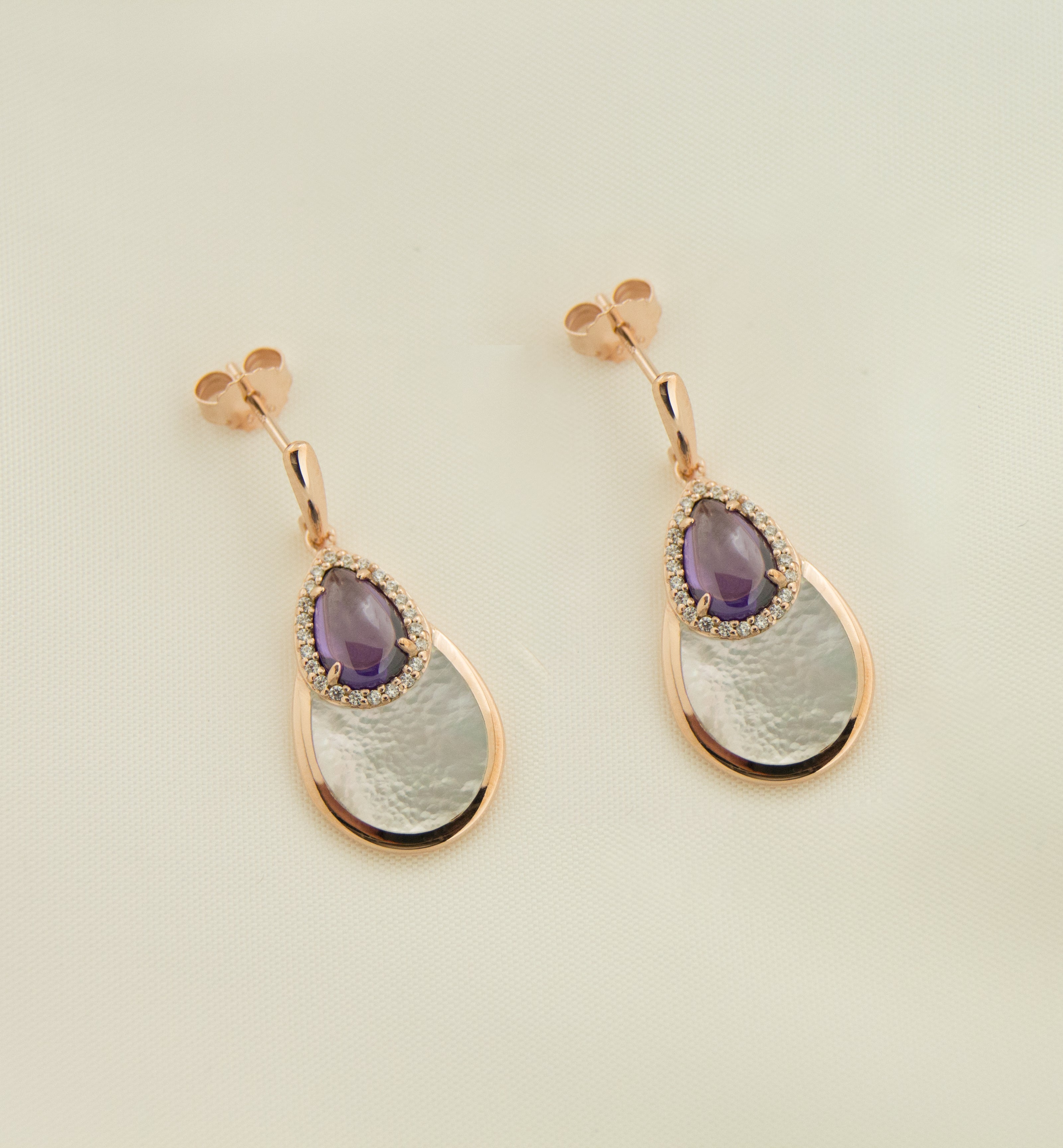 Silver 925 Mother of Pearl Earrings