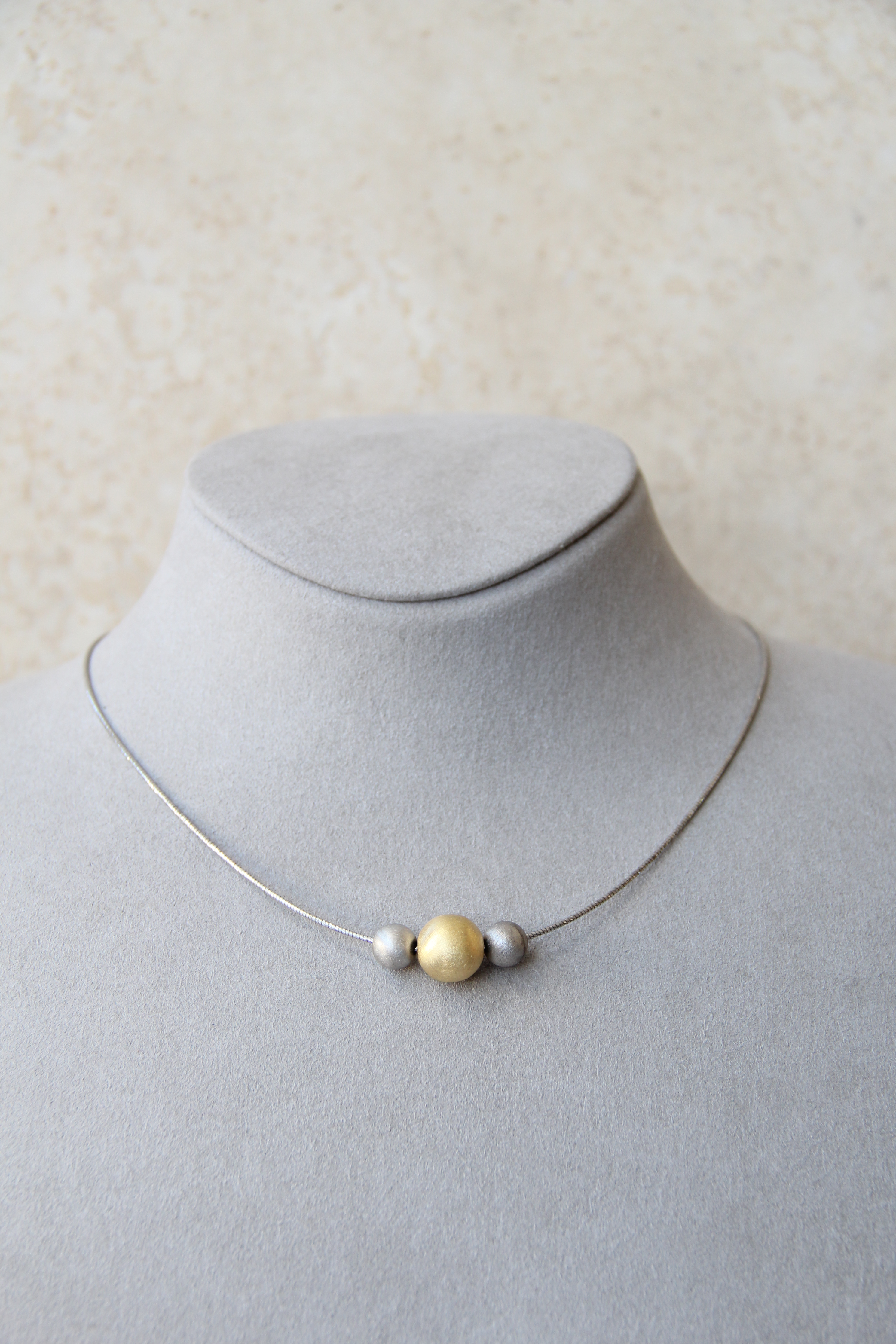 Silver 925 2 Tone Choker