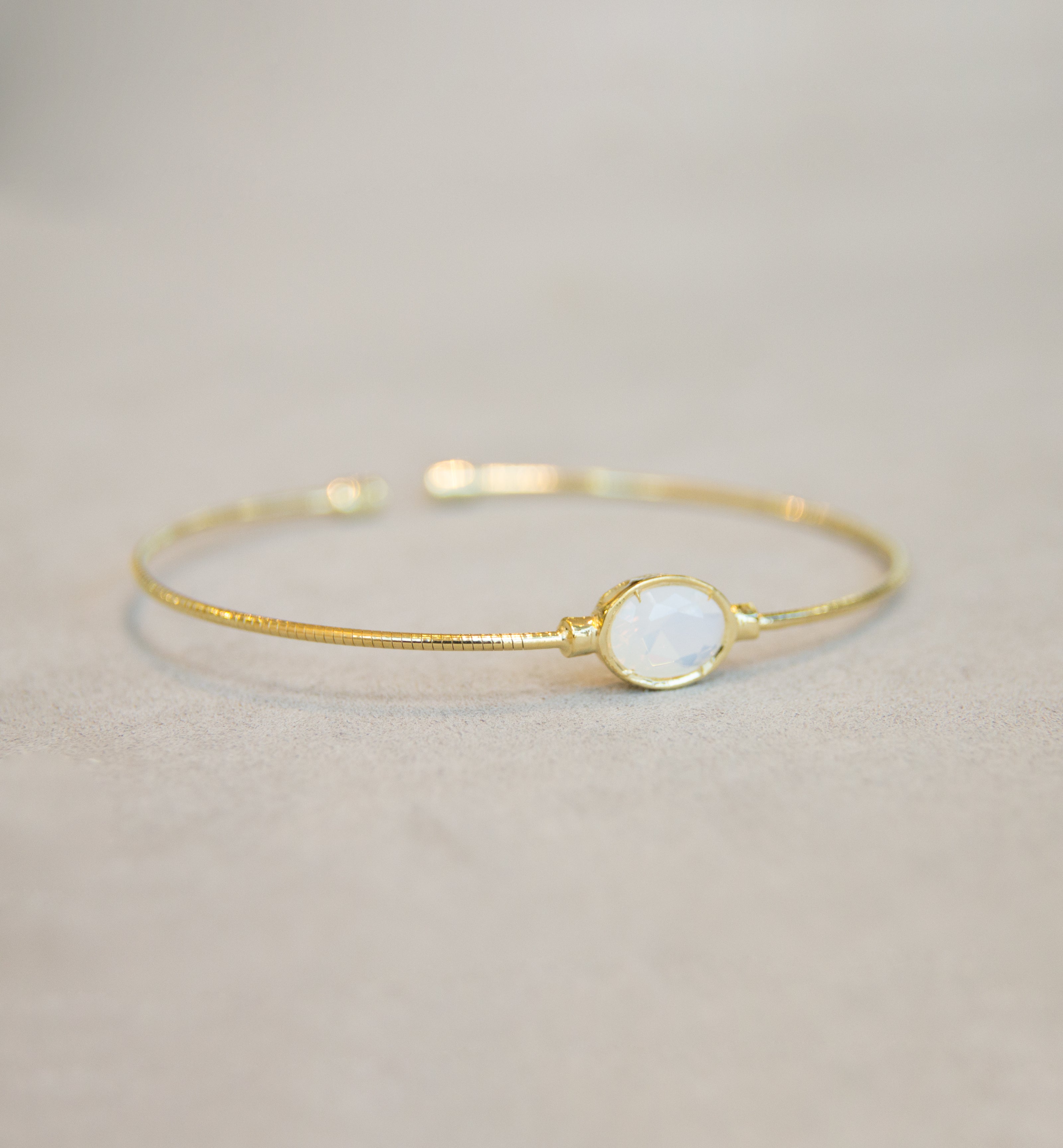June Moon Stone Bangle