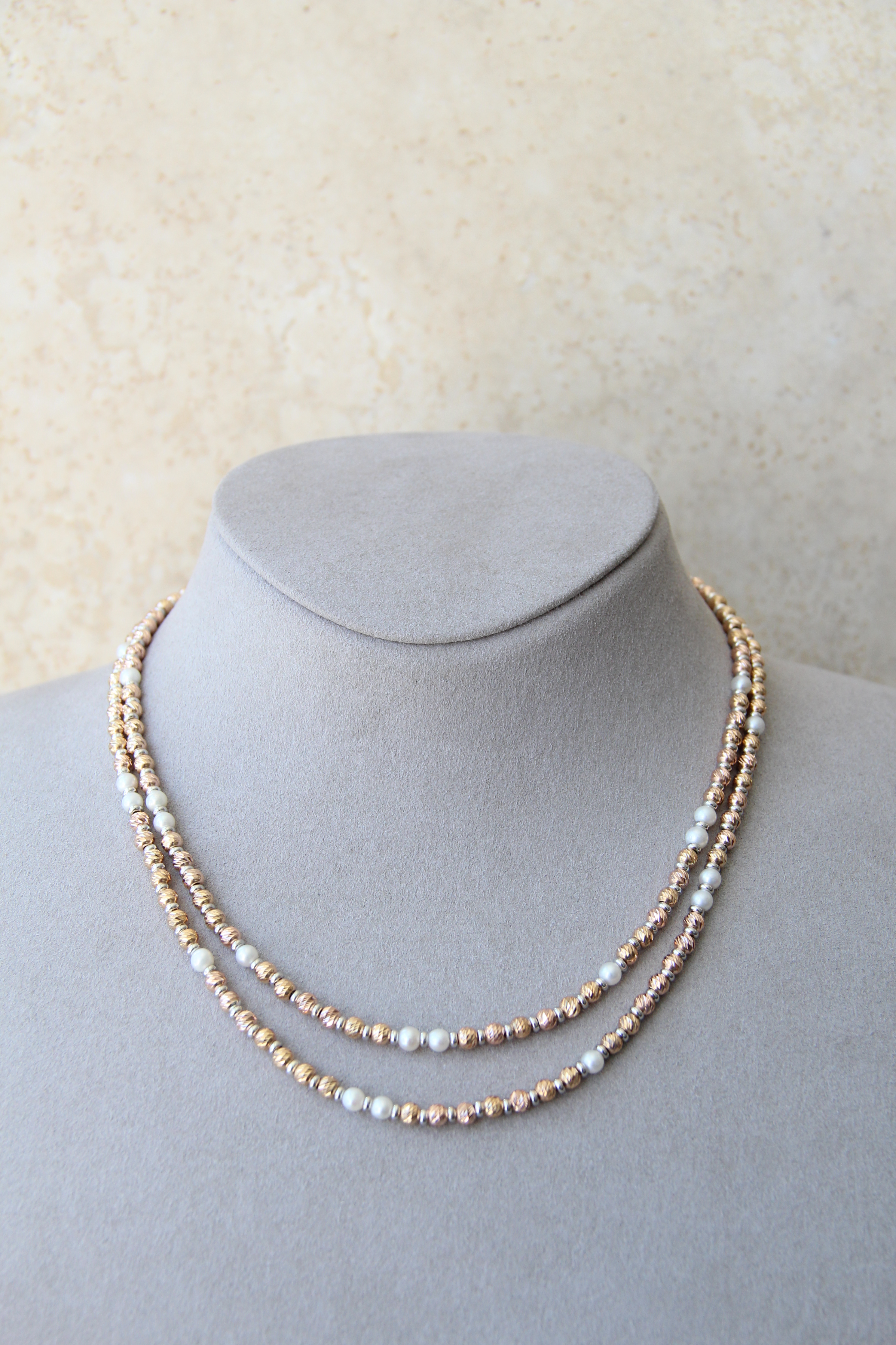Silver 925 Rose/Silver Necklace