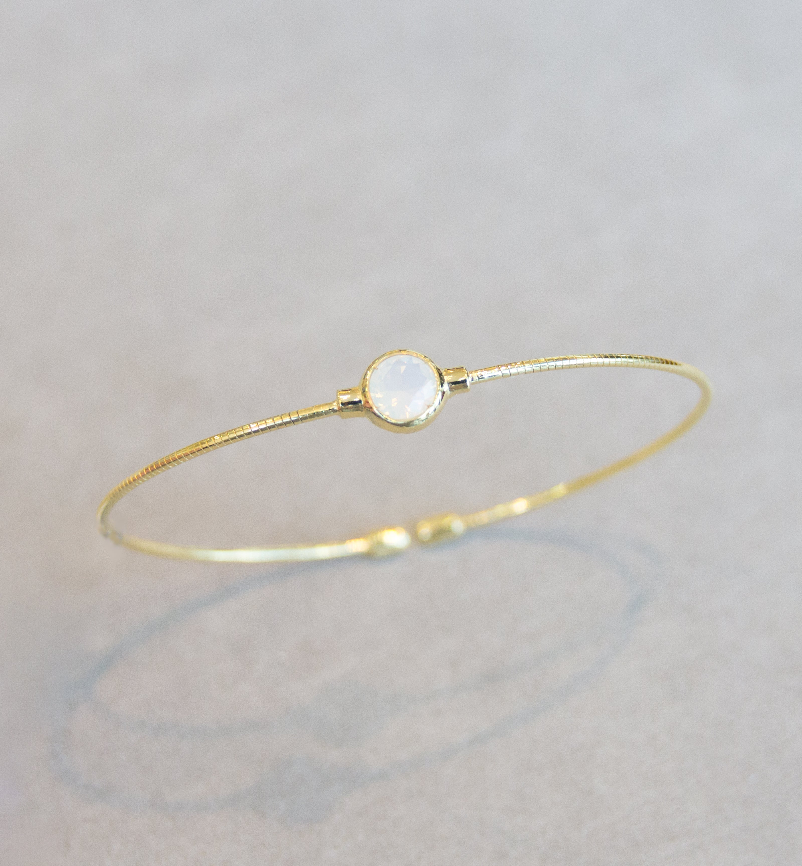 June Moon Stone Bangle