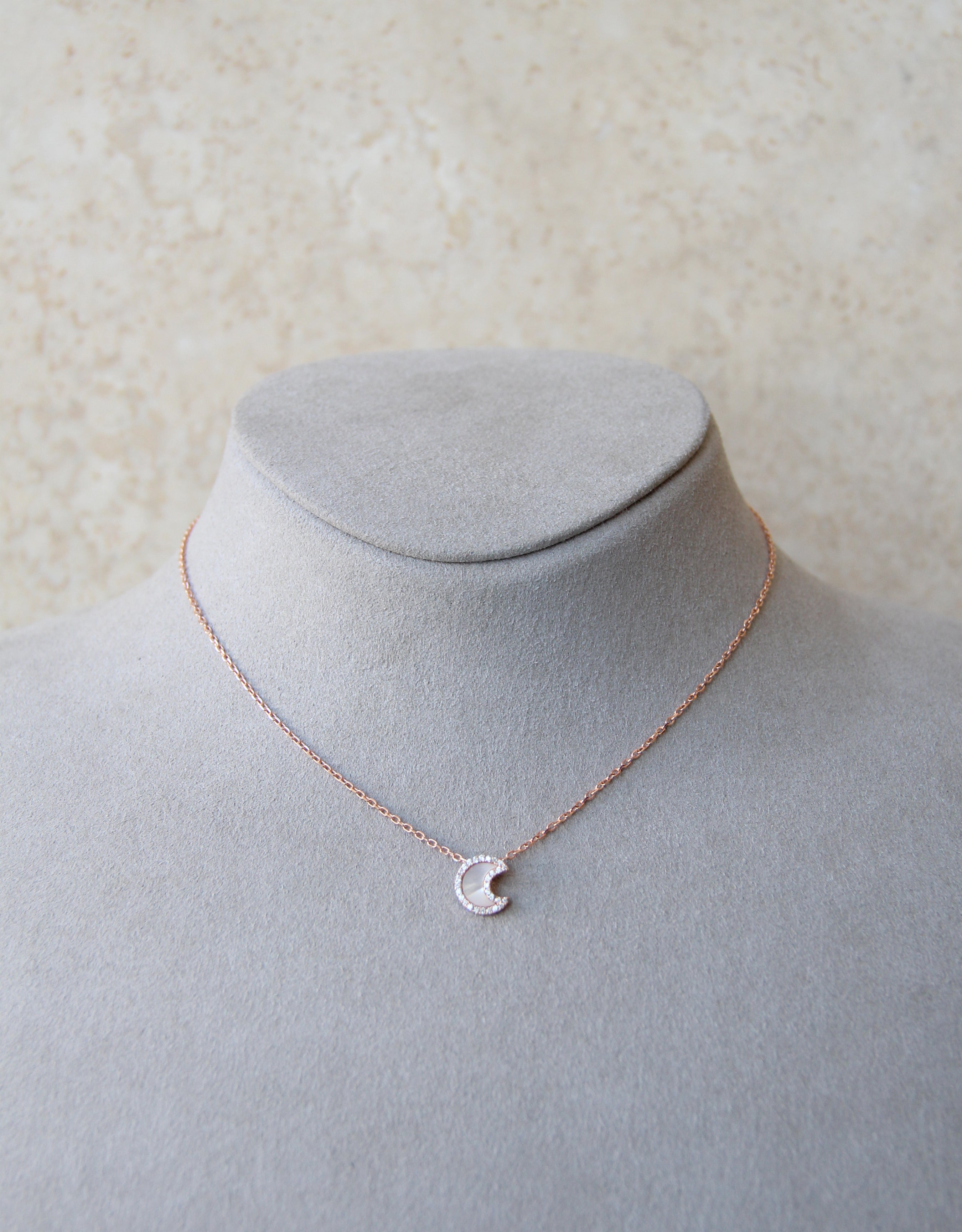 Silver 925 Rose Gold Necklace