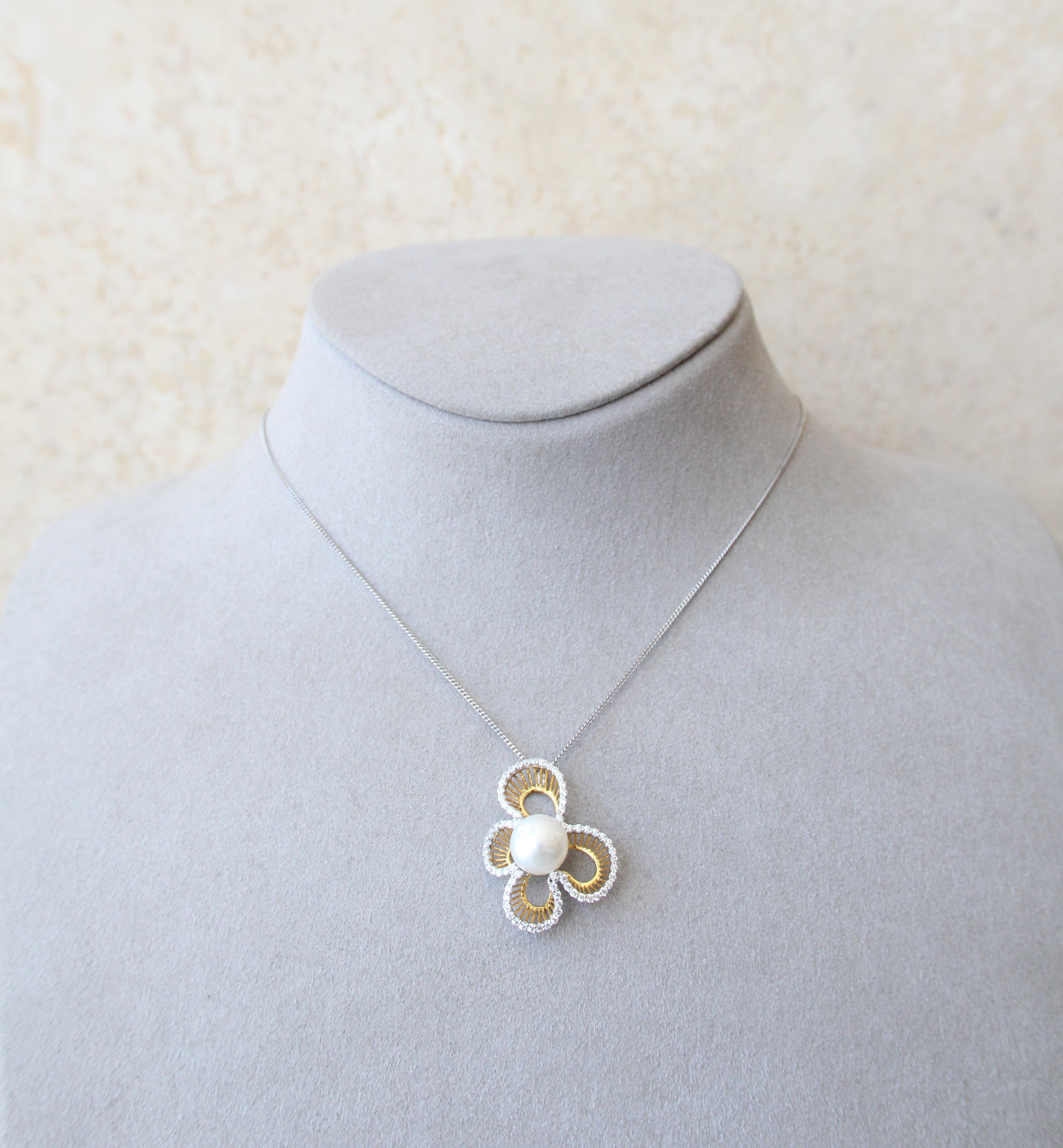 Silver 925 Cultured Pearl Necklace