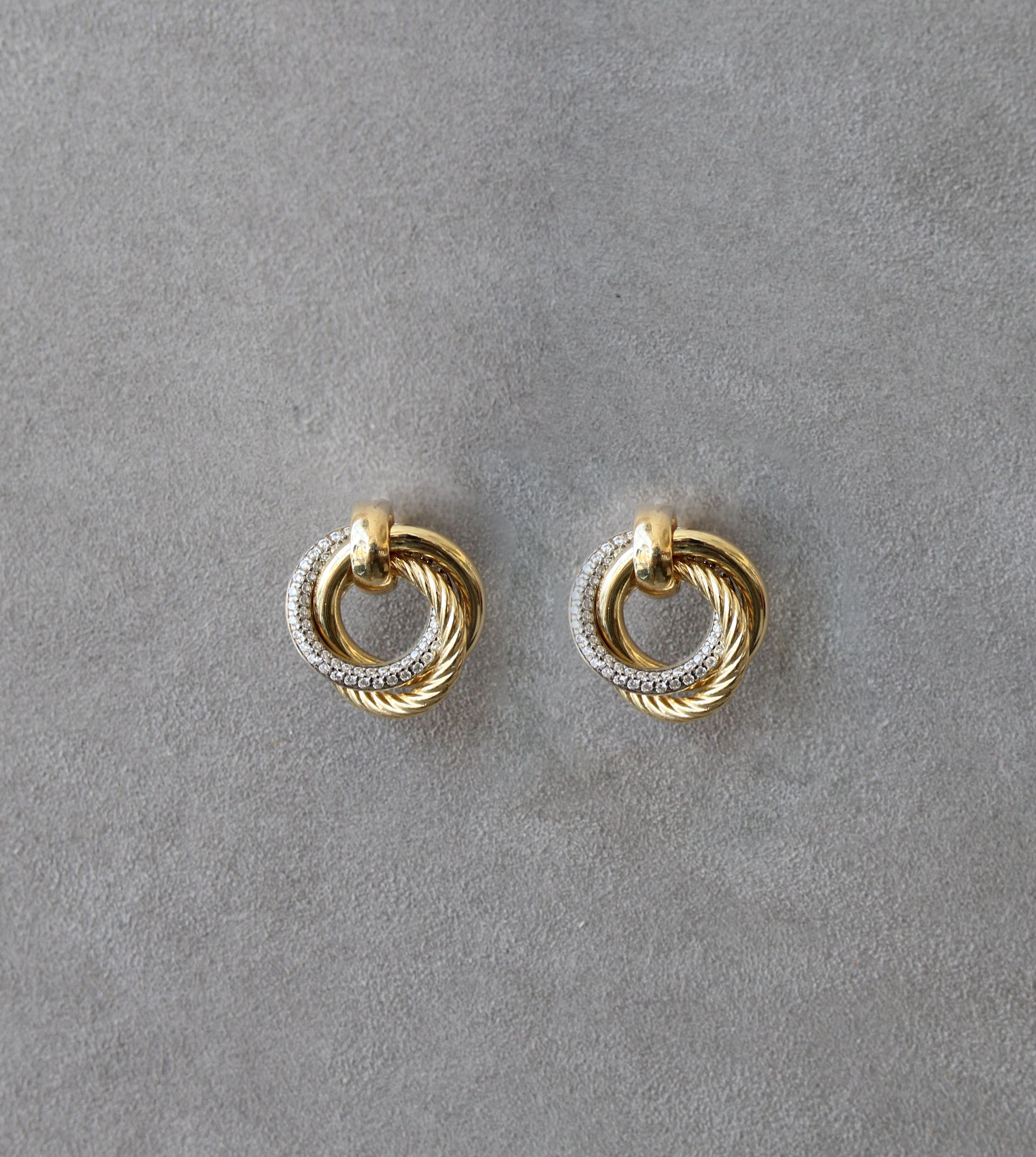 Silver 925 Earrings with Zirconia Stones