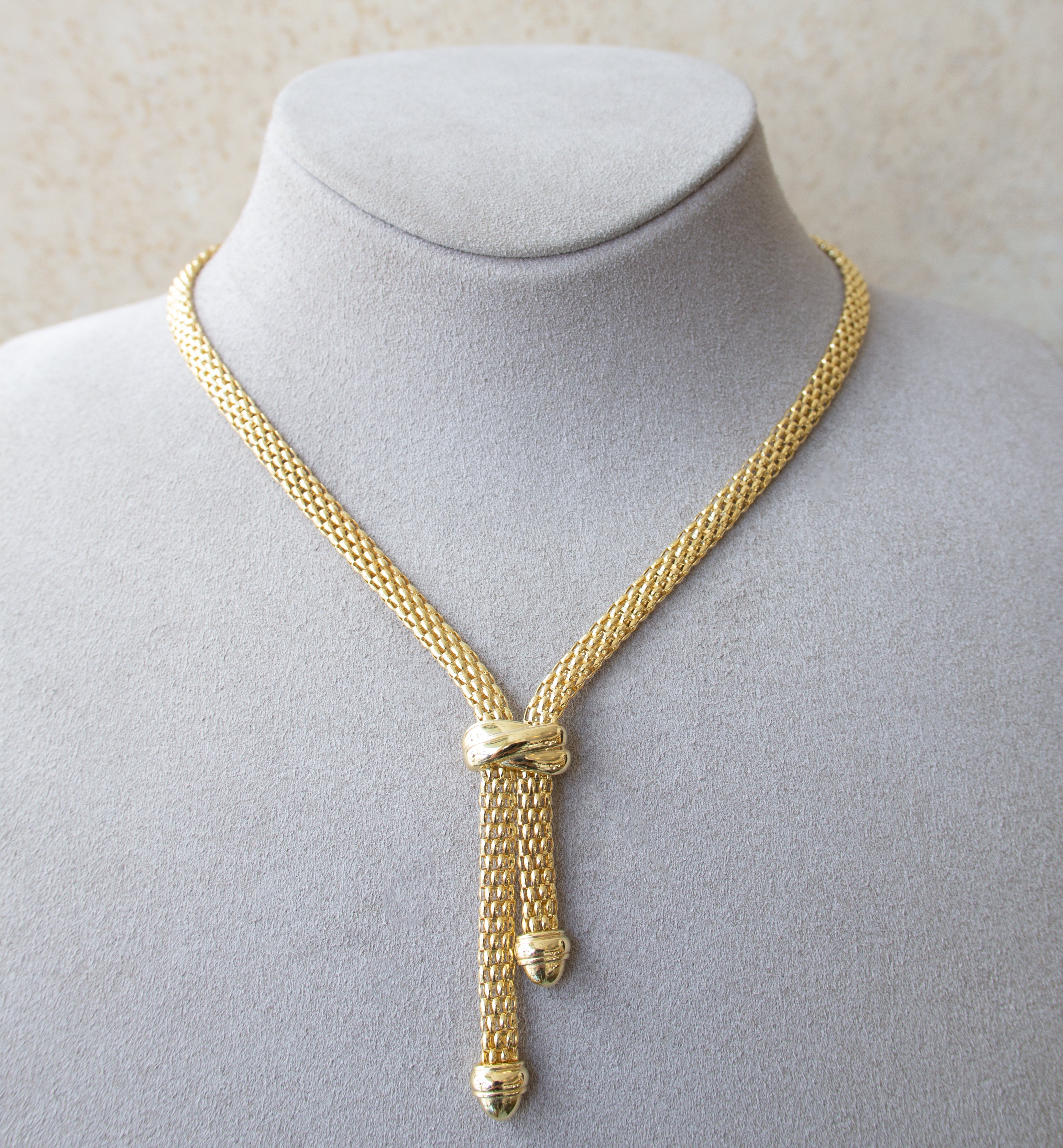 Silver 925 Yellow Gold Plated Necklace