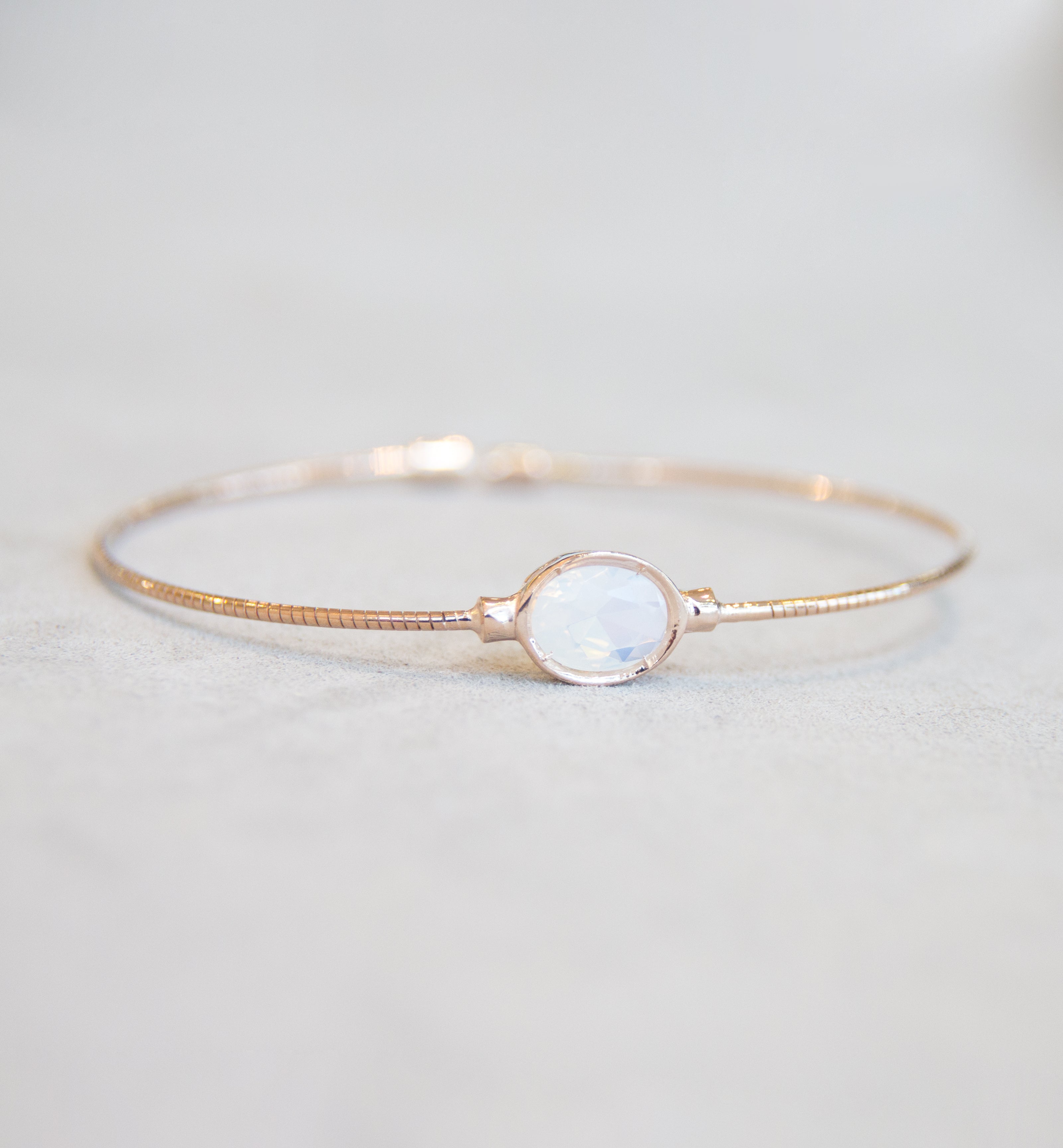 June Moon Stone Bangle