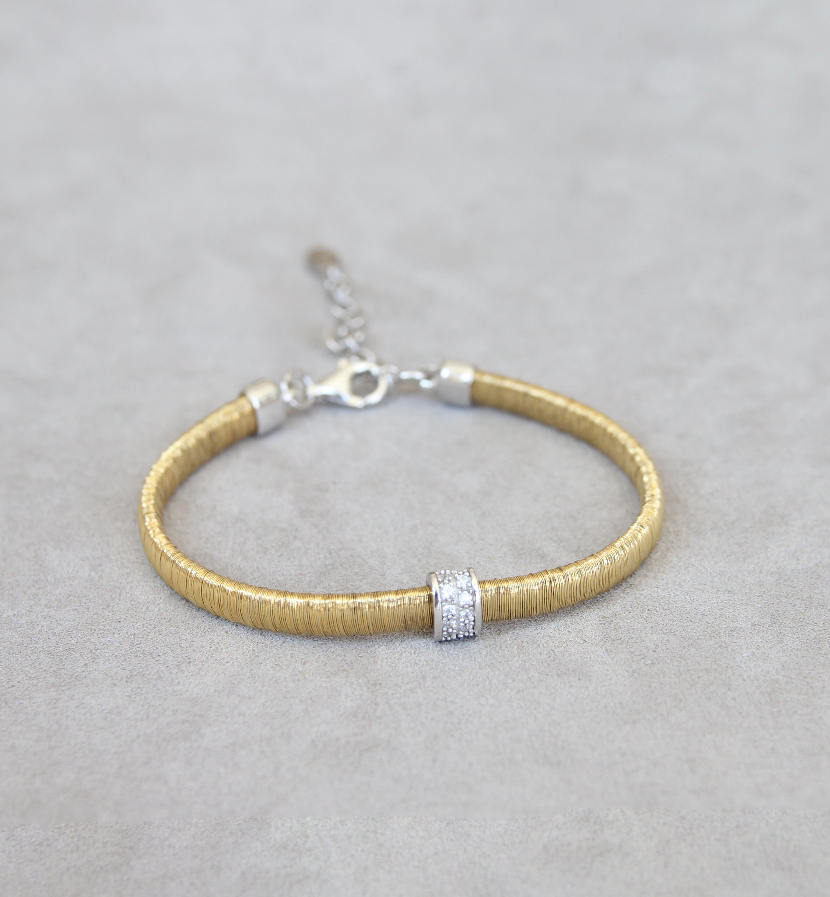Silver 925 Bracelet with Zirconia