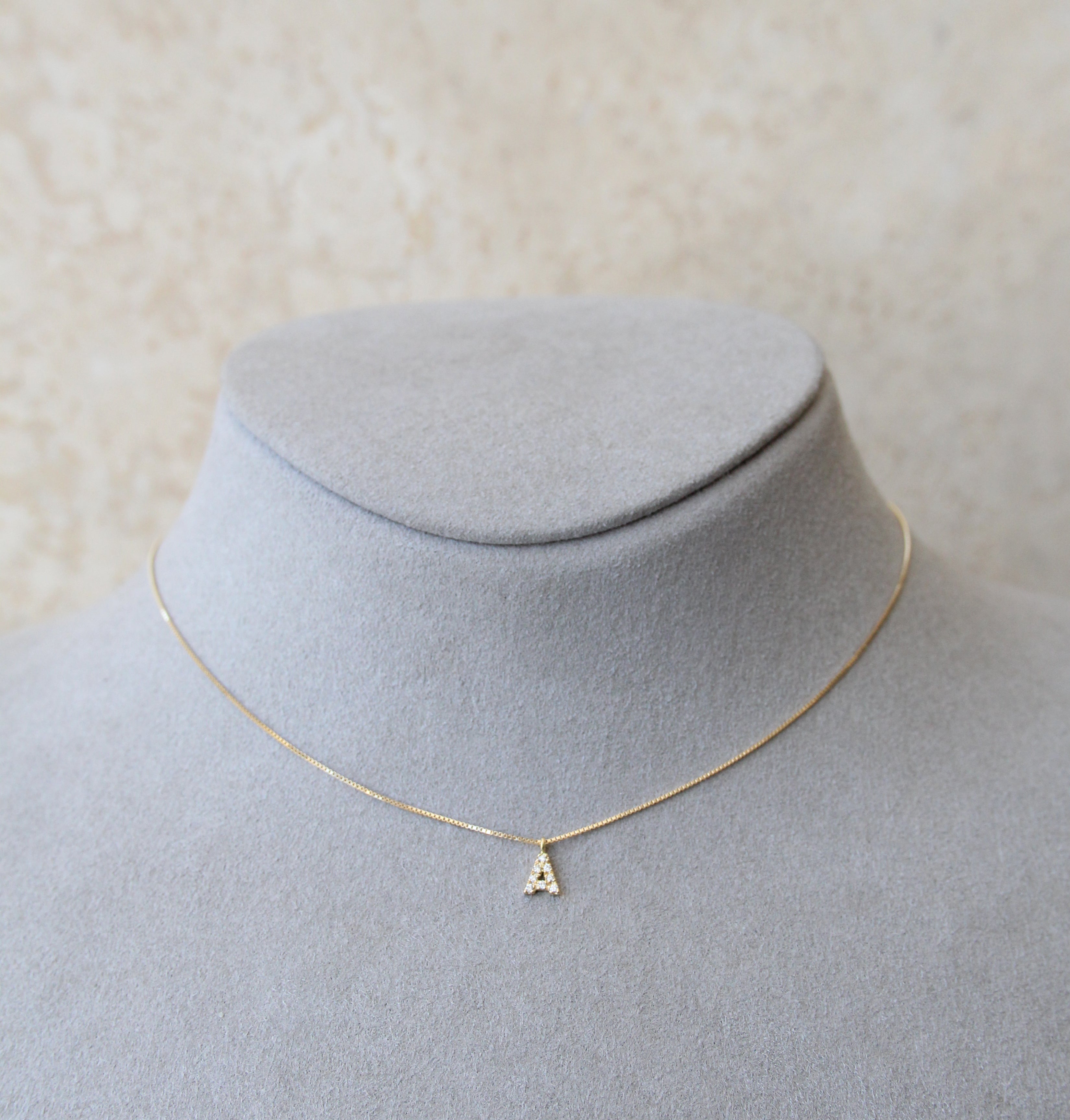 18ct Yellow Gold Letter A