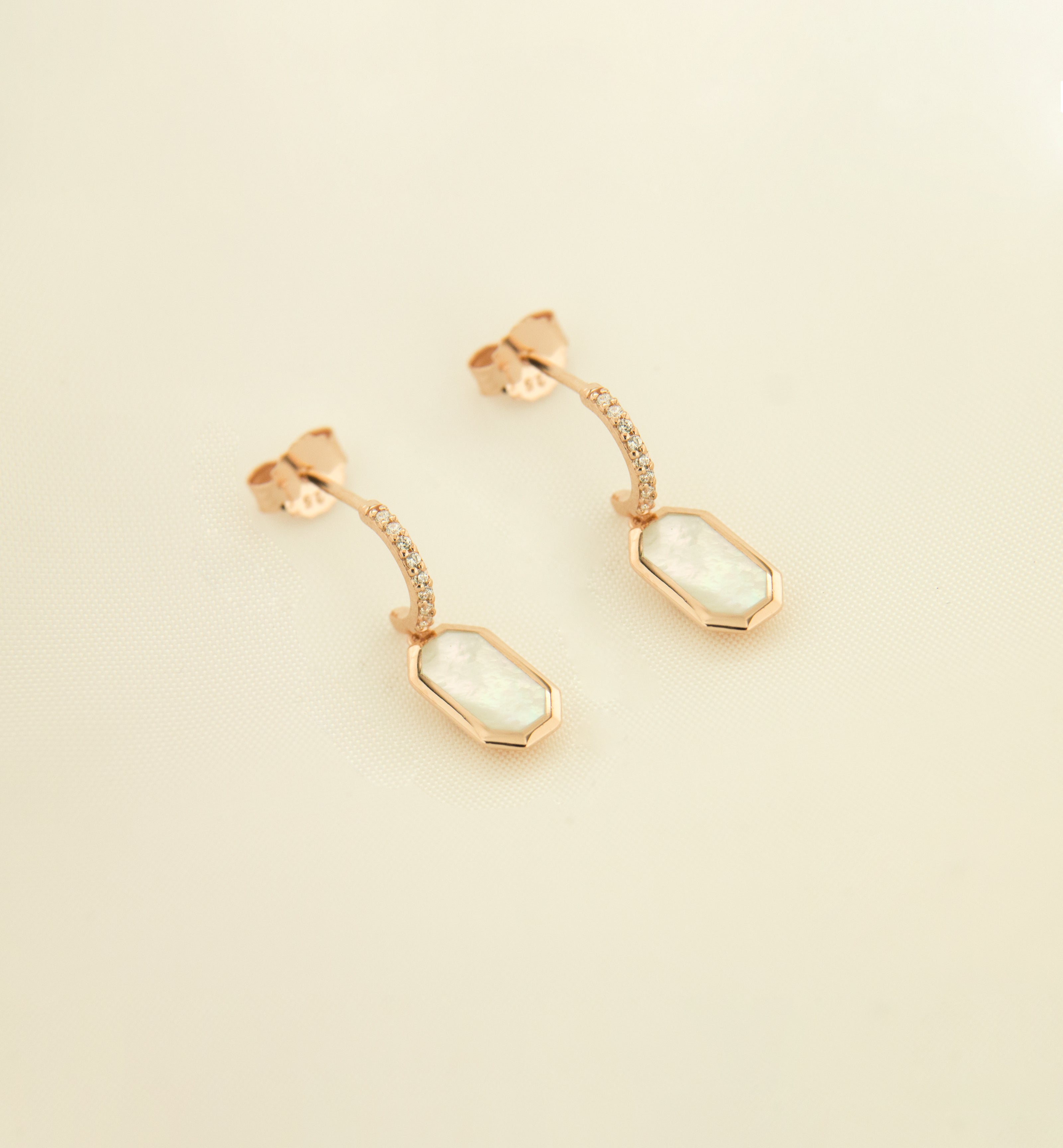 Silver 925 Mother of Pearl Earrings