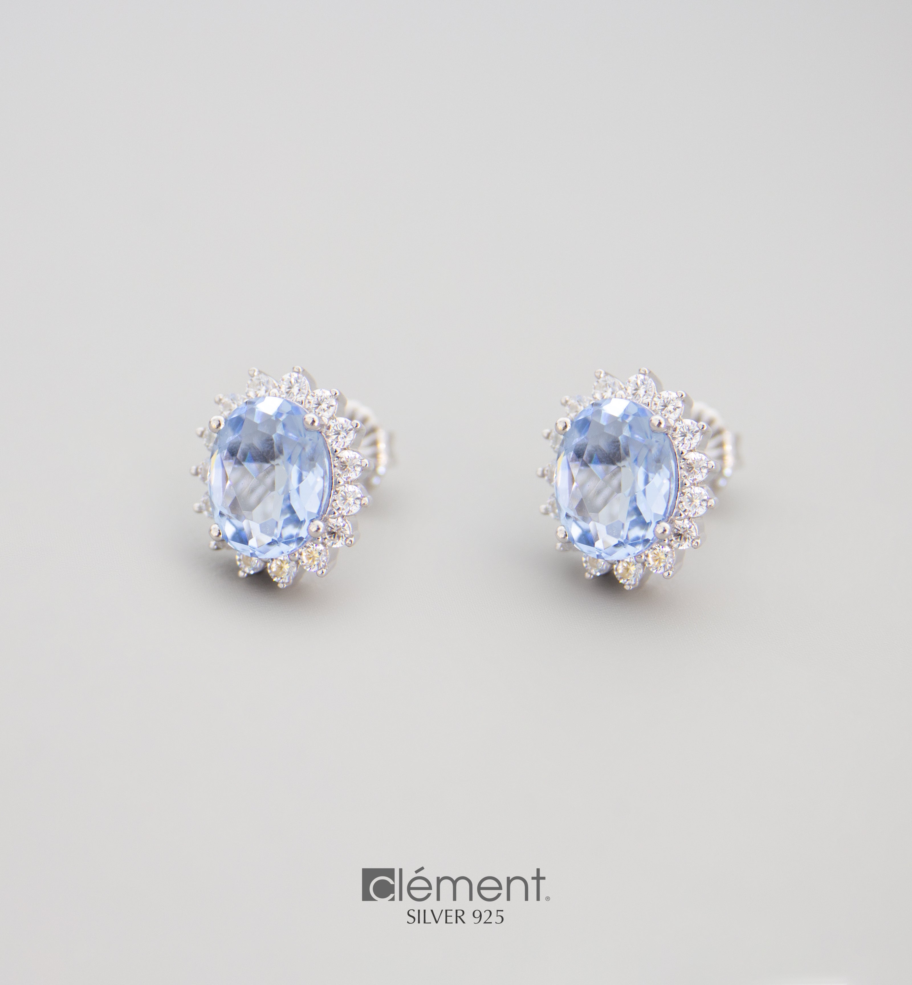 Silver 925 Earrings with Cubic Zircon Stones