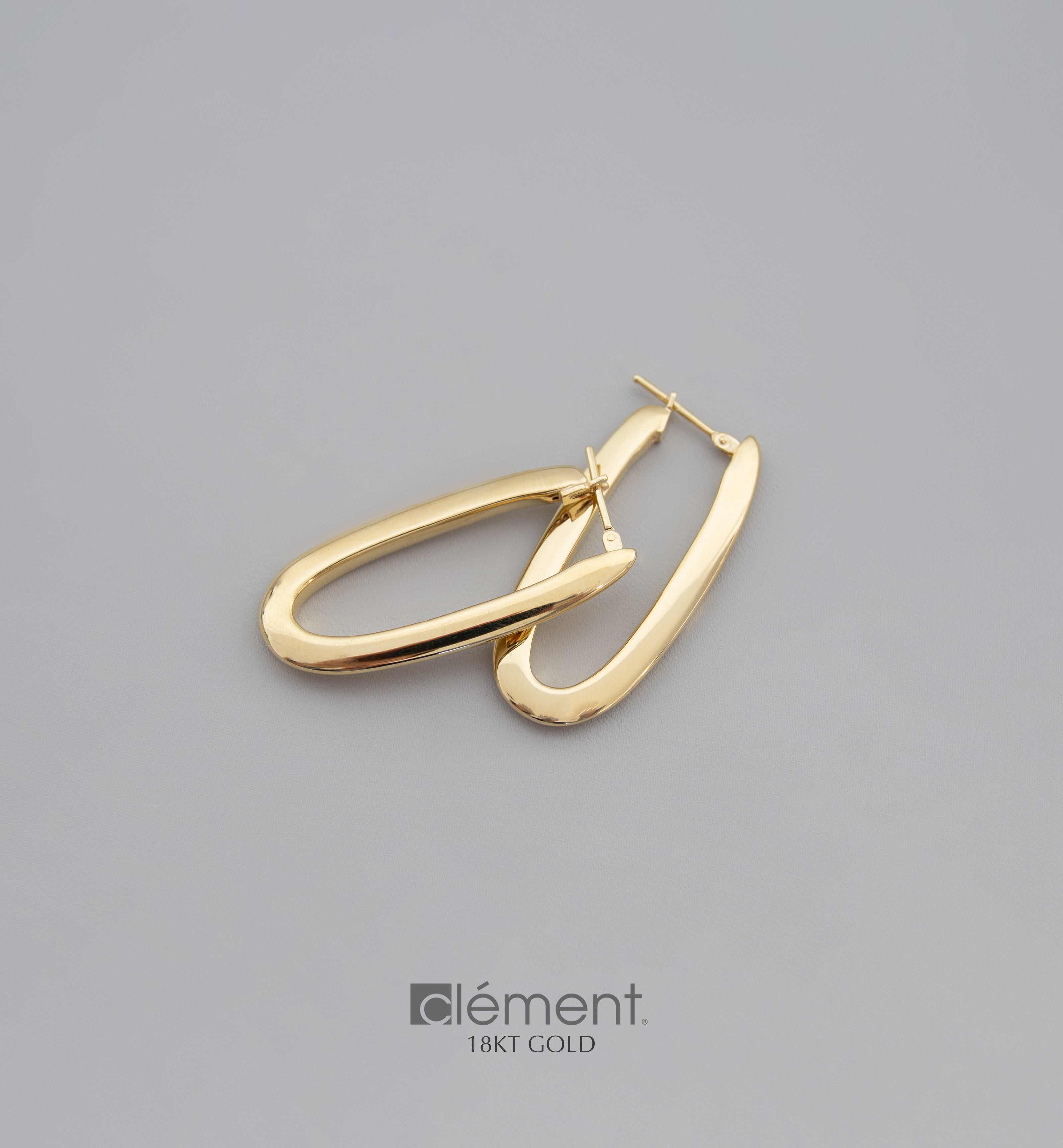 18ct Gold Hoop Earrings