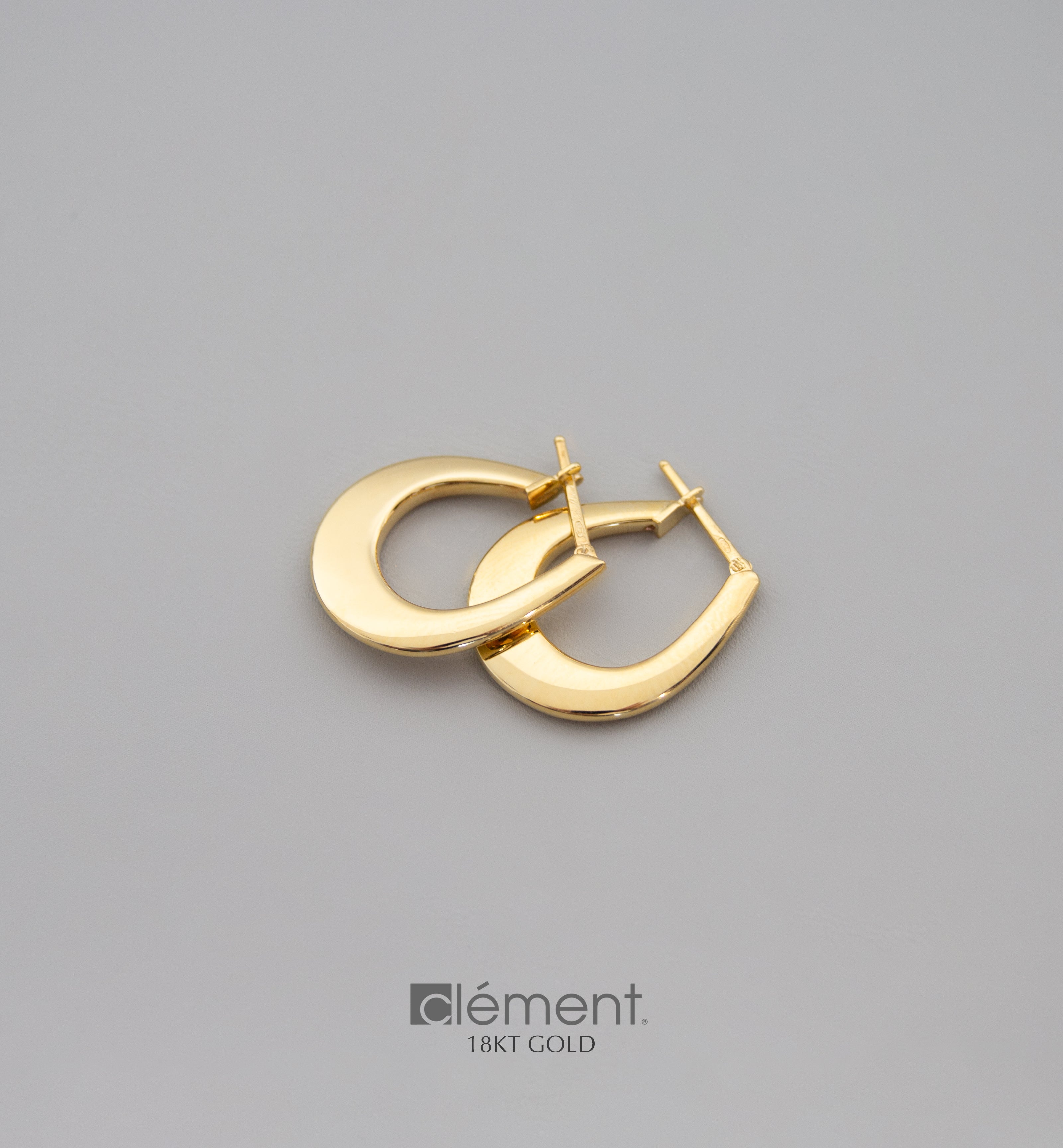 18ct Yellow Gold Hoop Earrings
