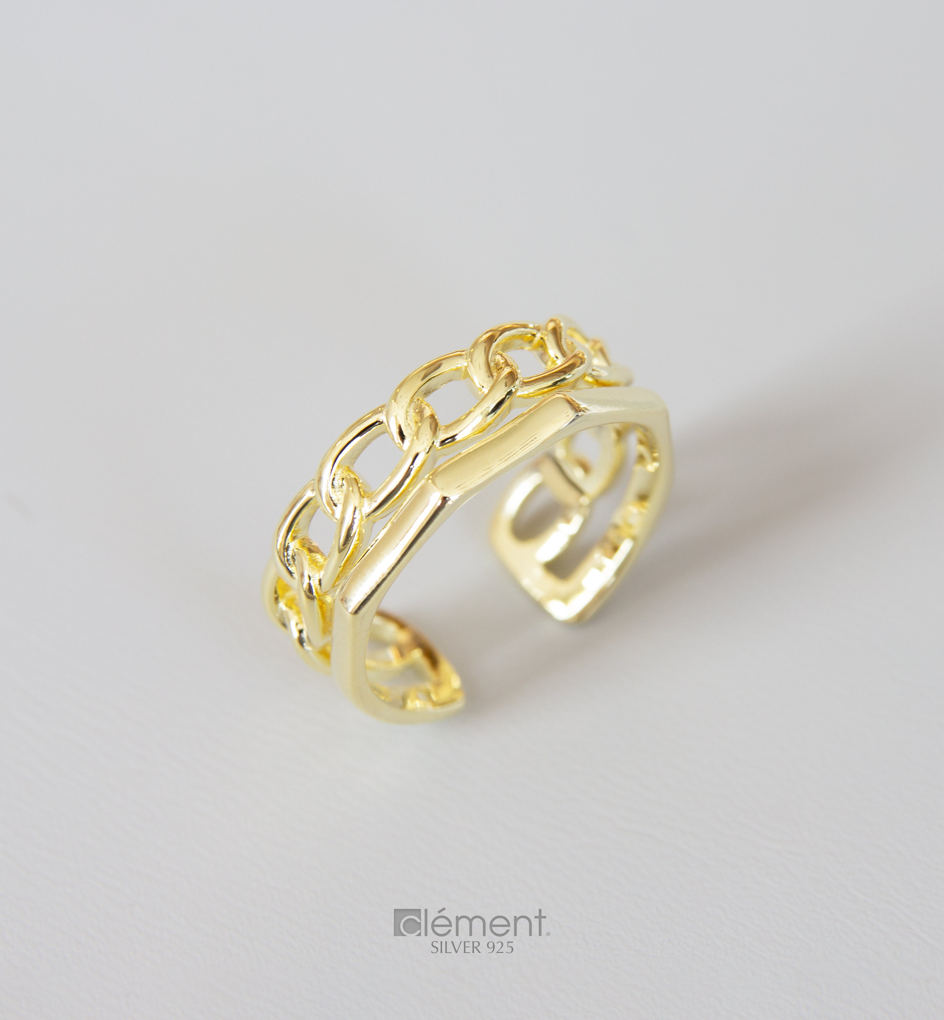 Silver 925 Cuban Style Ring