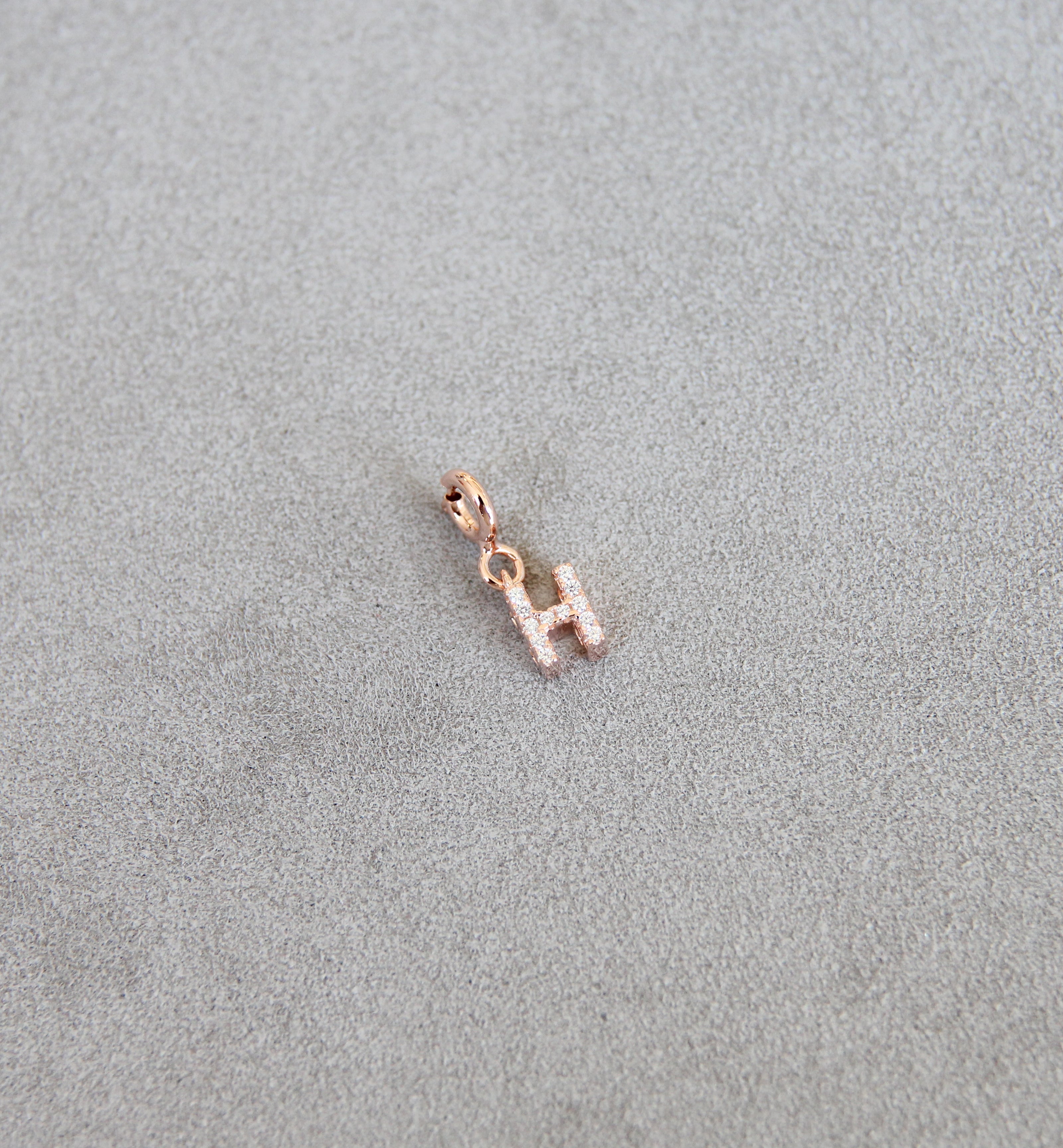 Silver 925 Letter H