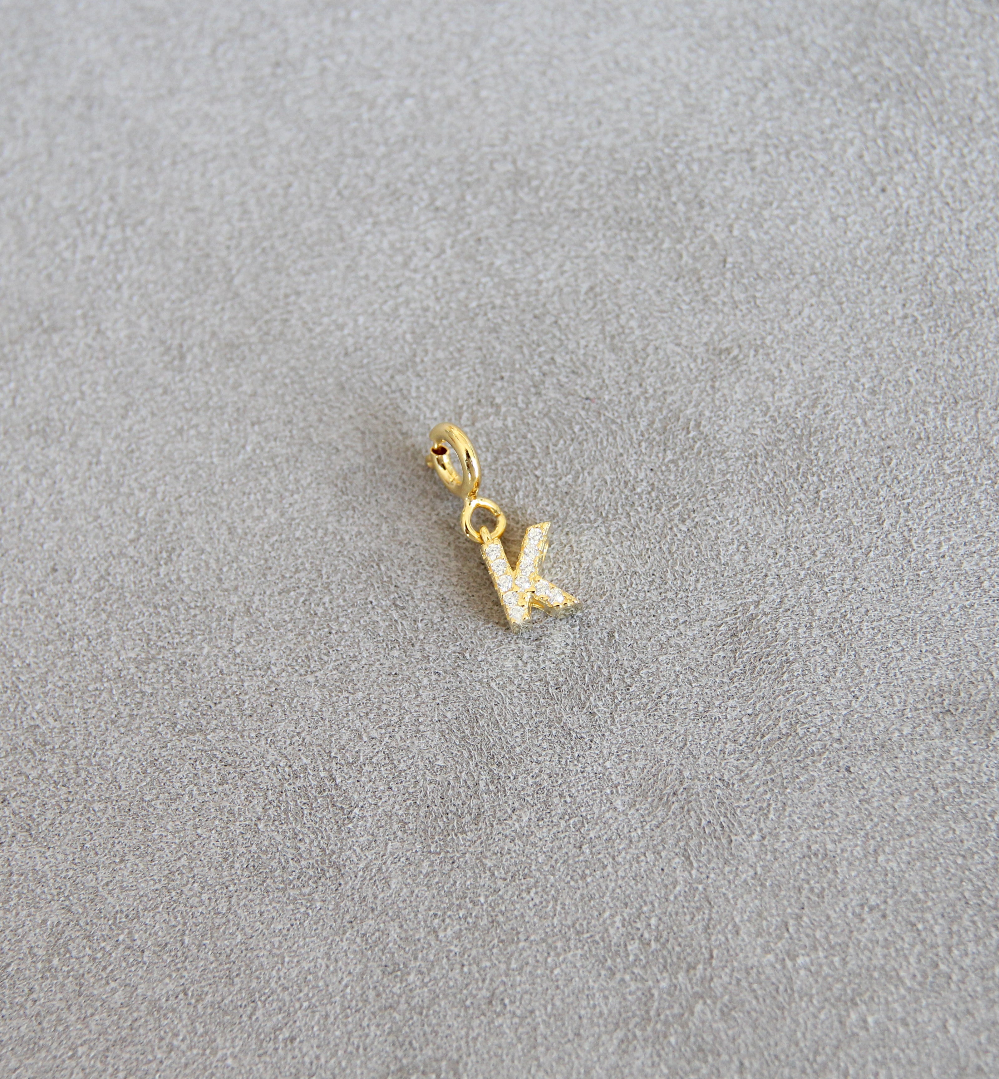 Silver 925 Letter K