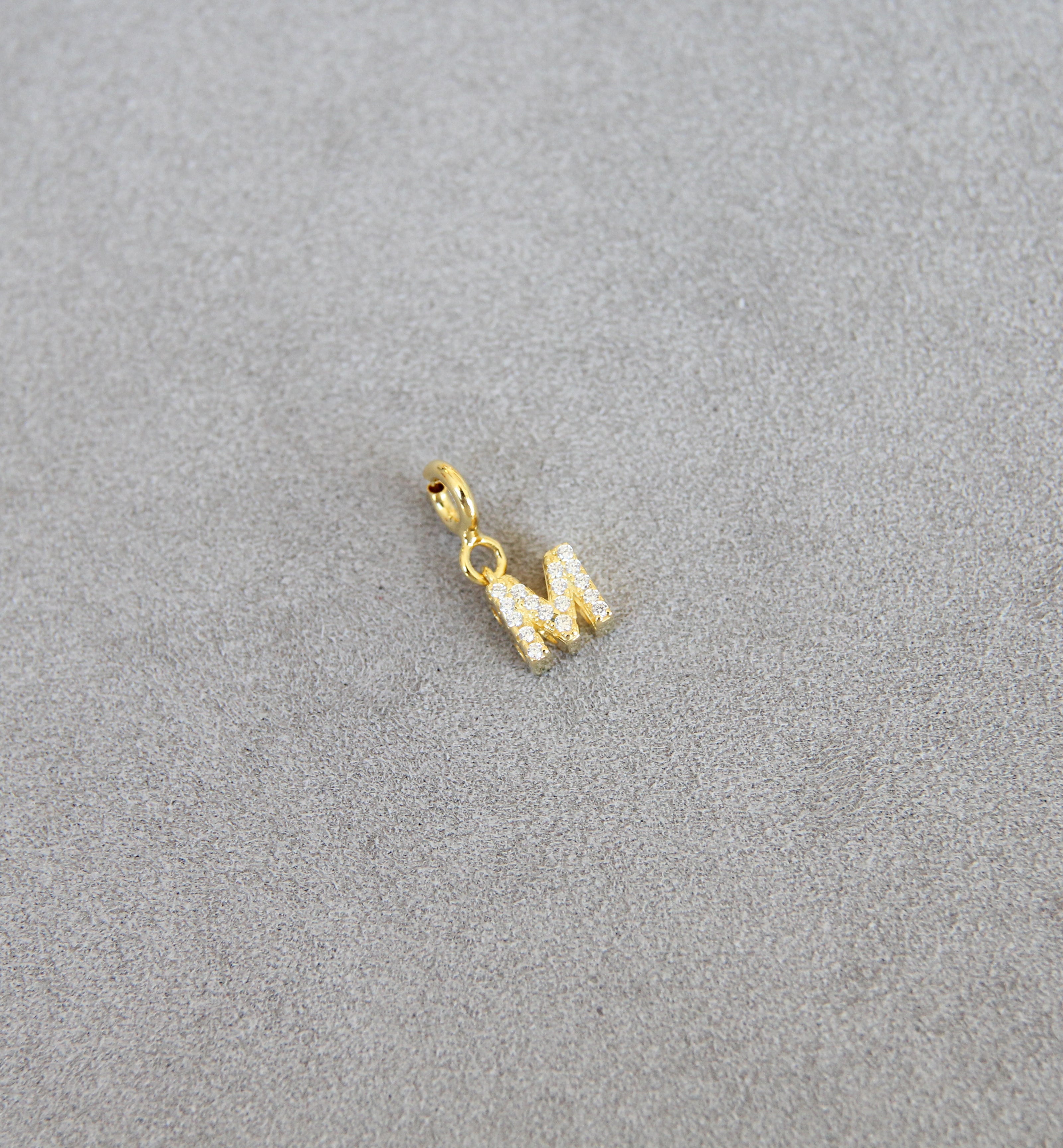 Silver 925 Letter M