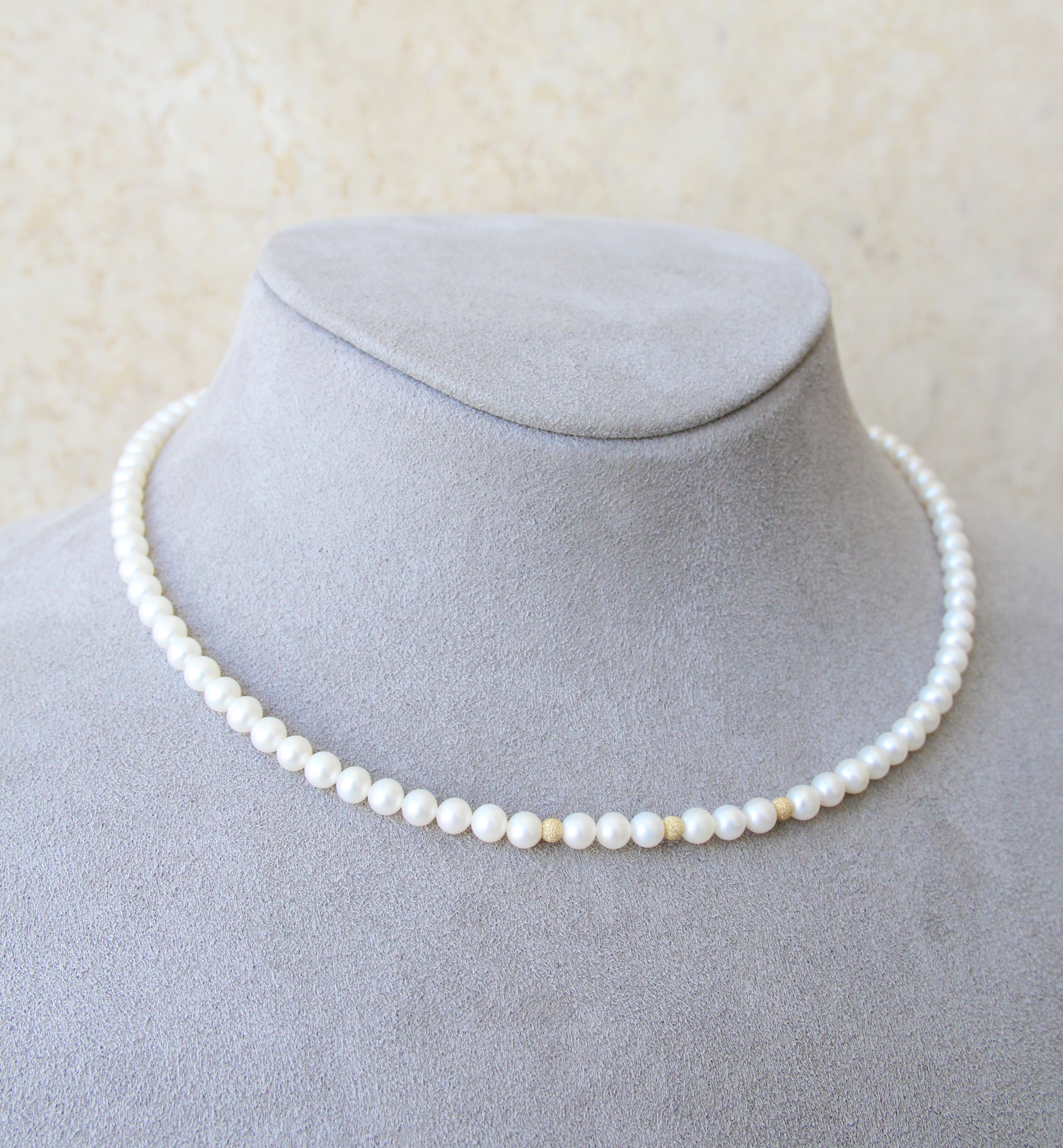 18ct Gold Cultured Pearl Necklace
